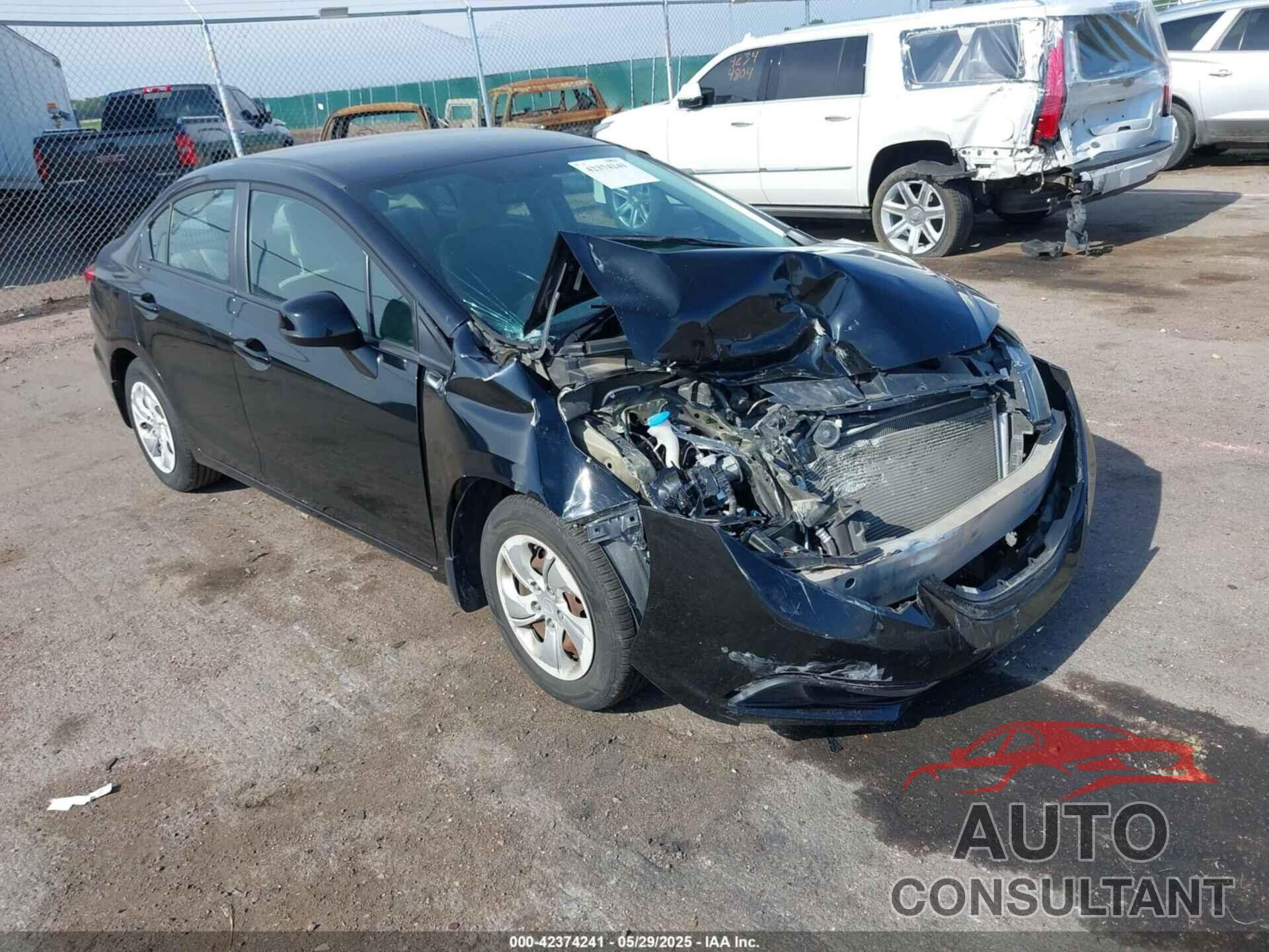 HONDA CIVIC 2013 - 2HGFB2F53DH516309