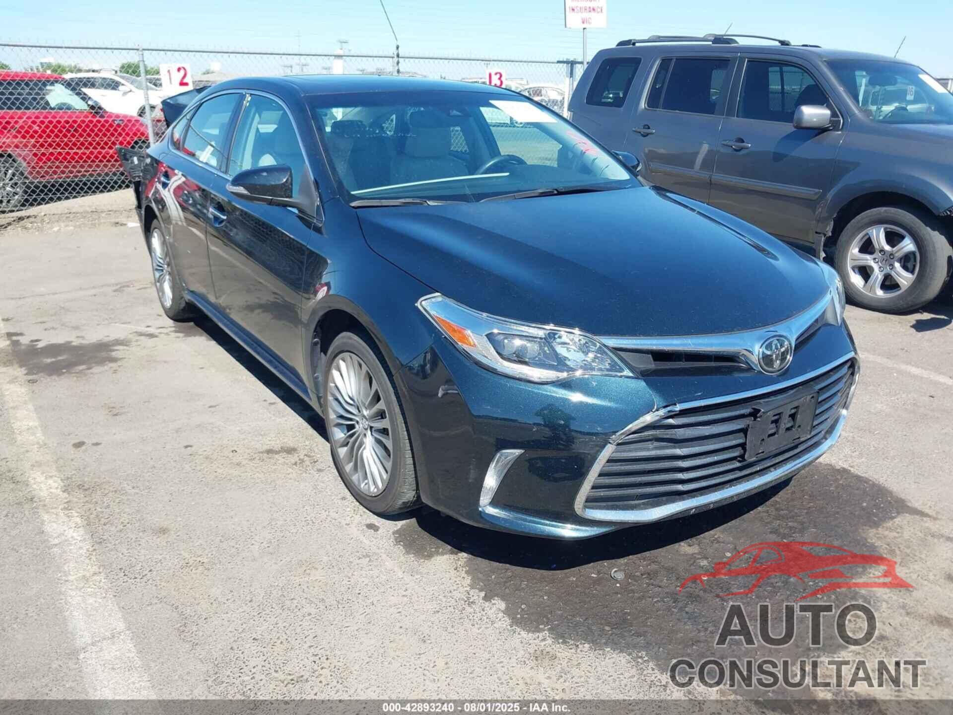 TOYOTA AVALON 2017 - 4T1BK1EB1HU259230