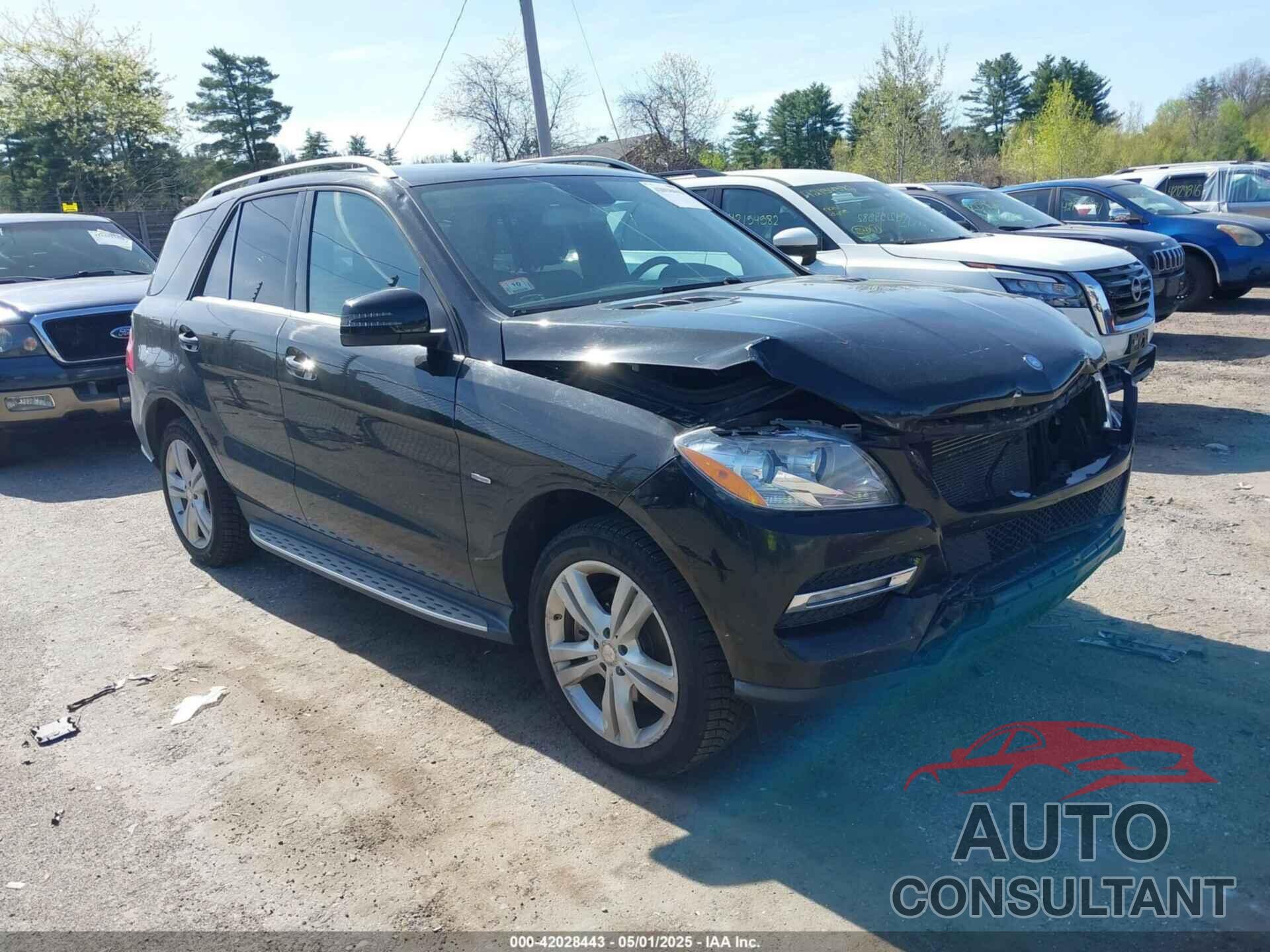 MERCEDES-BENZ ML 350 2012 - 4JGDA5HB9CA059074