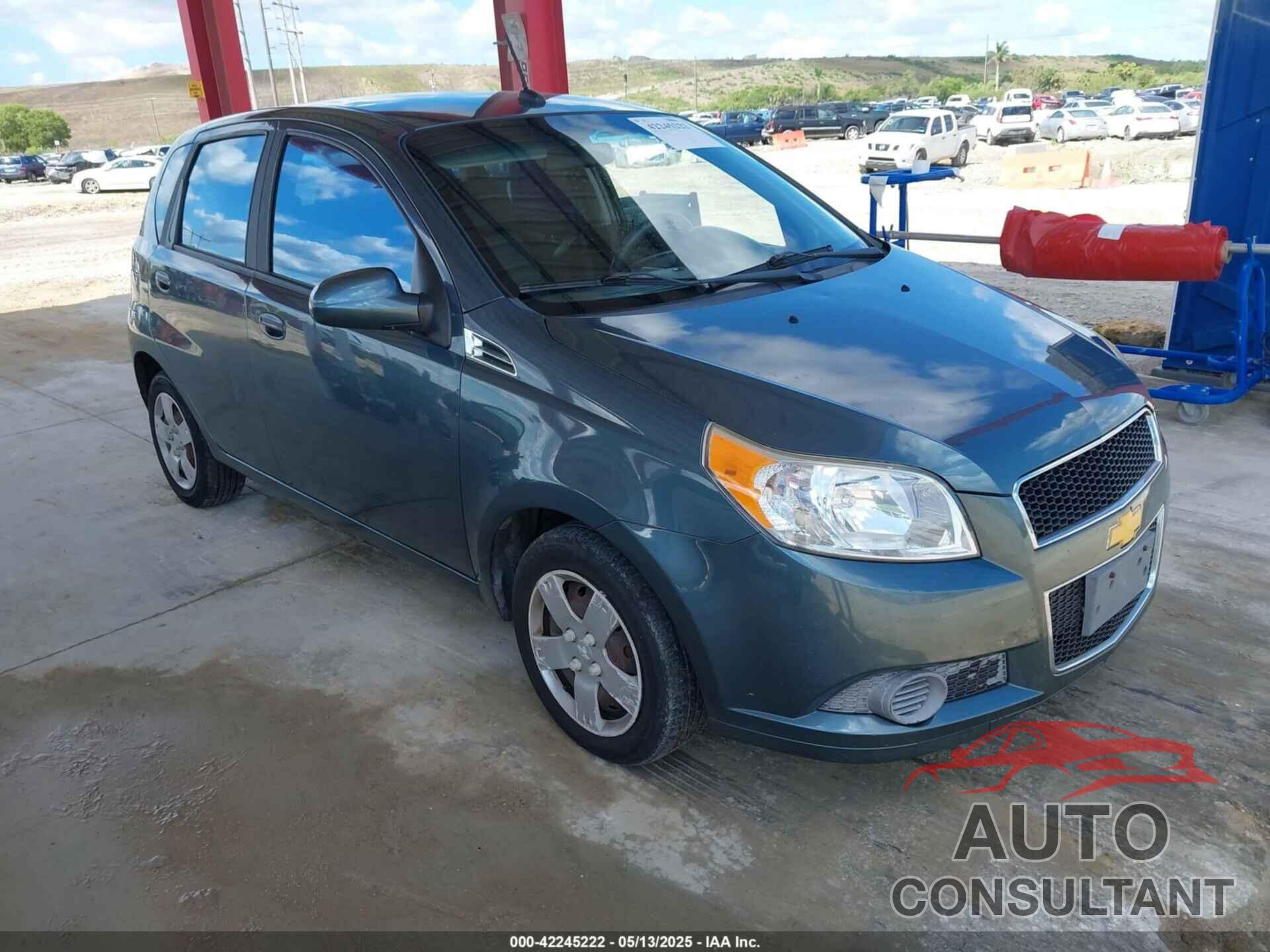 CHEVROLET AVEO 2010 - KL1TD6DE9AB101559