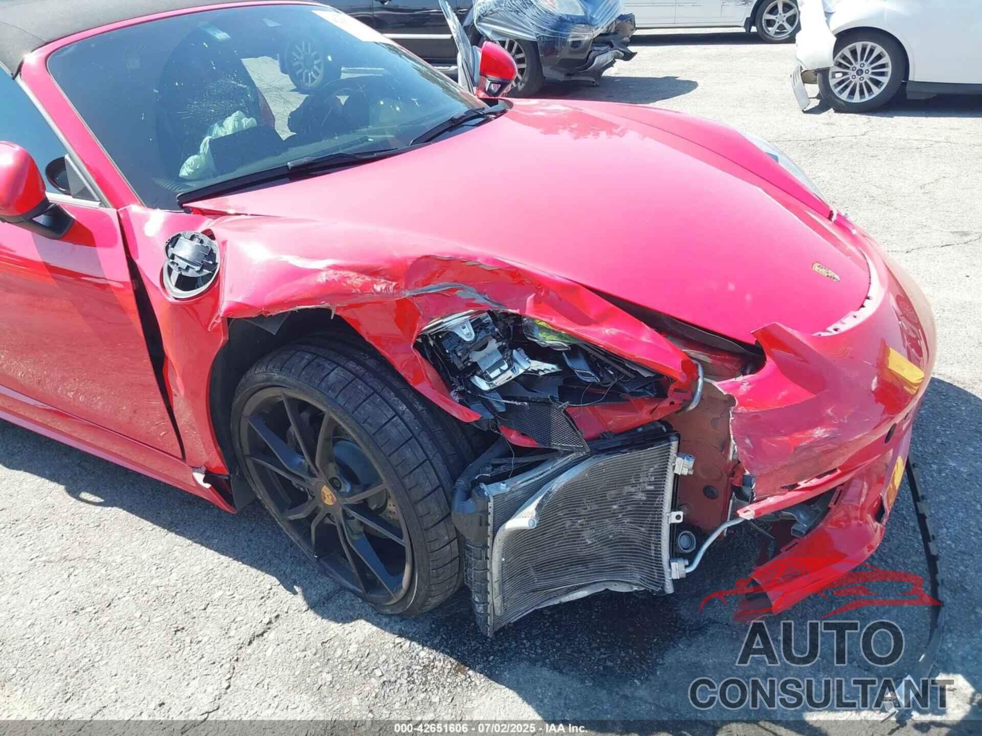 PORSCHE 718 BOXSTER 2021 - WP0CA2A8XMS210688