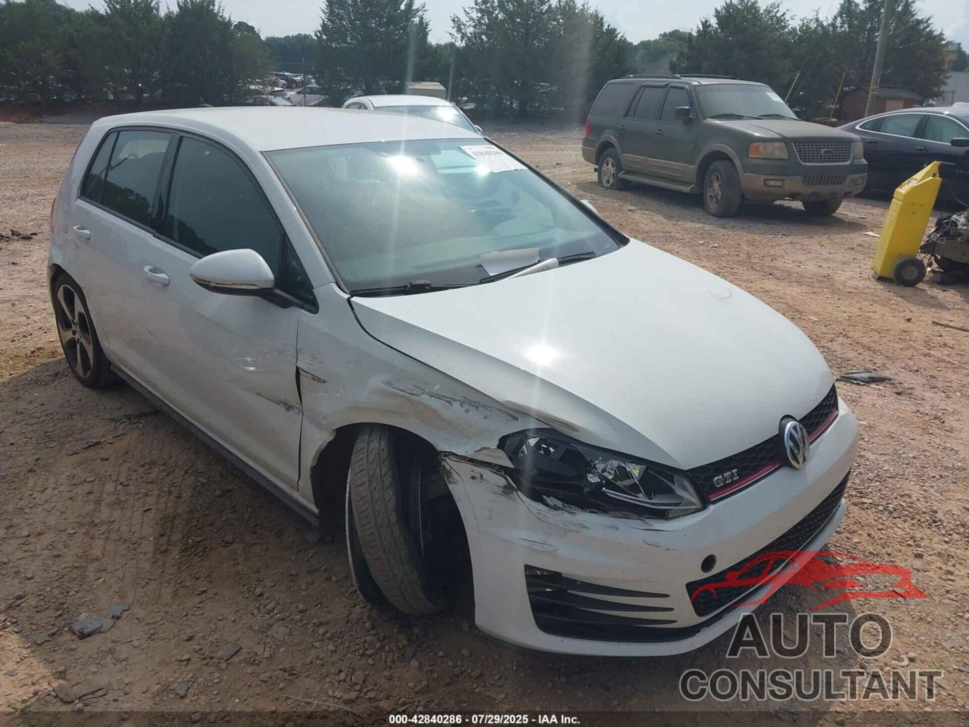 VOLKSWAGEN GOLF GTI 2017 - 3VW5T7AU8HM037519