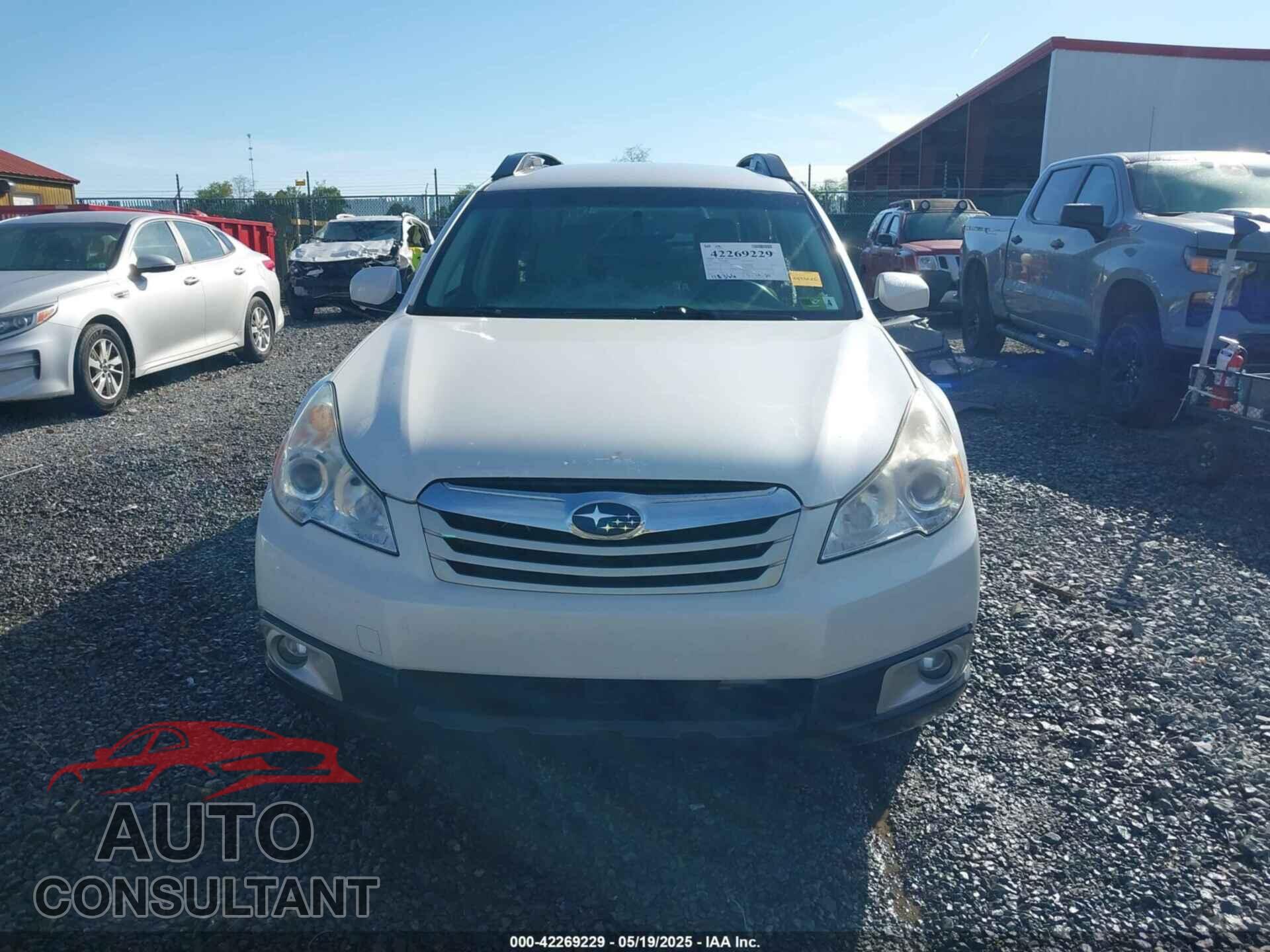 SUBARU OUTBACK 2012 - 4S4BRCCC5C3297464