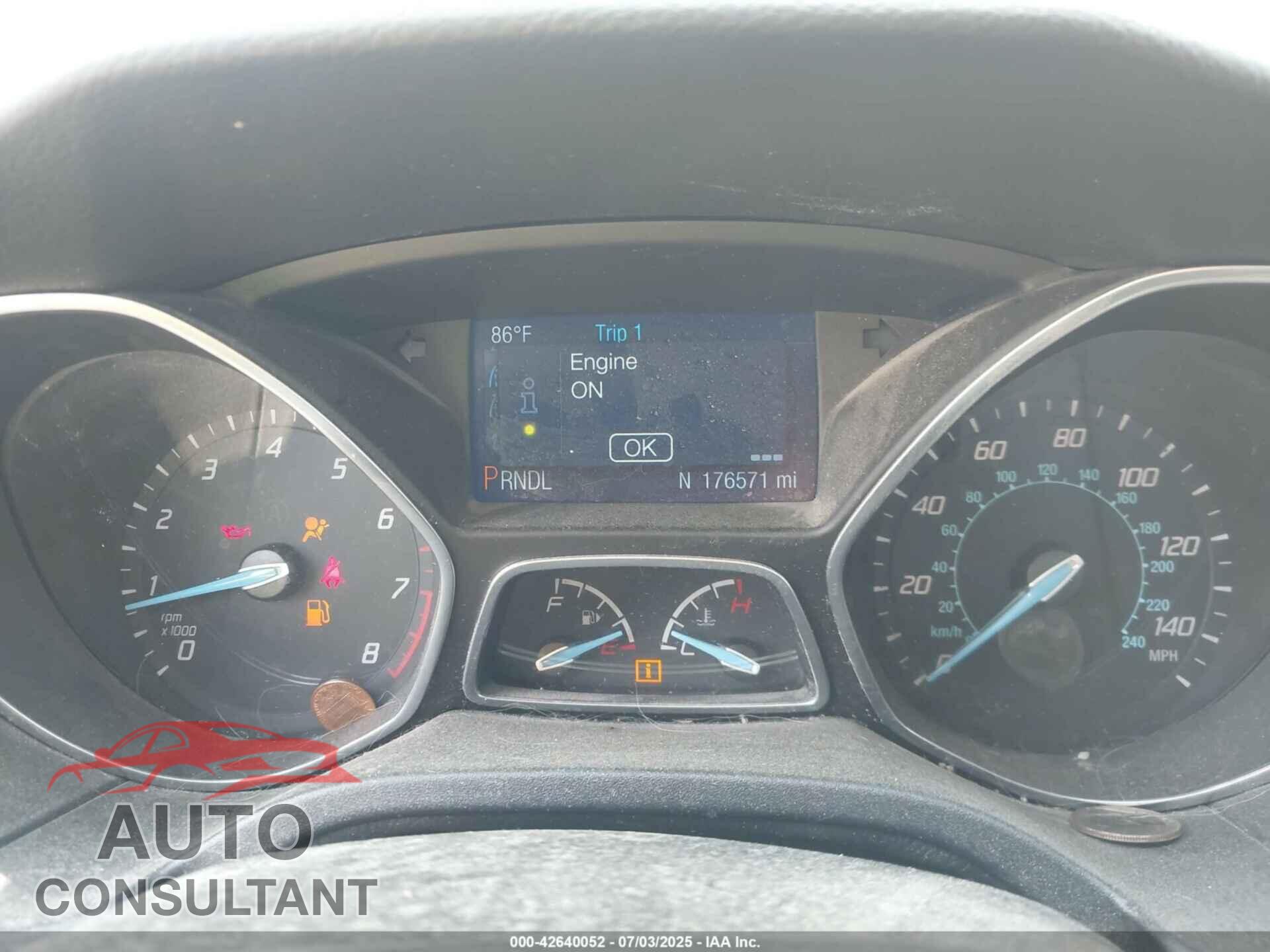 FORD FOCUS 2014 - 1FADP3F20EL393355