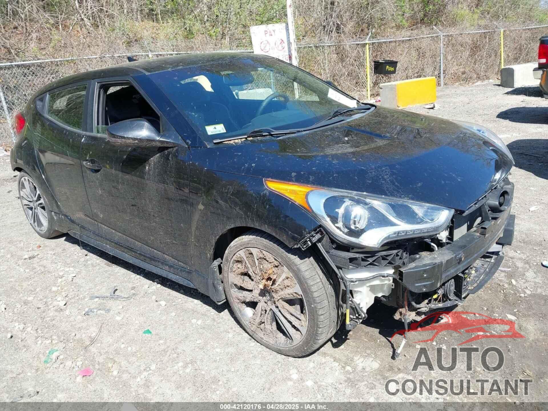 HYUNDAI VELOSTER 2016 - KMHTC6AE6GU271256