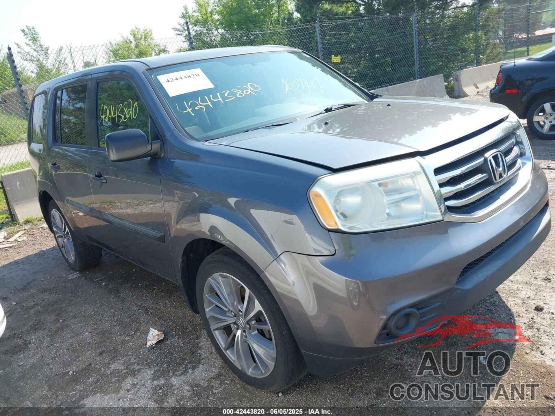 HONDA PILOT 2014 - 5FNYF4H21EB050252