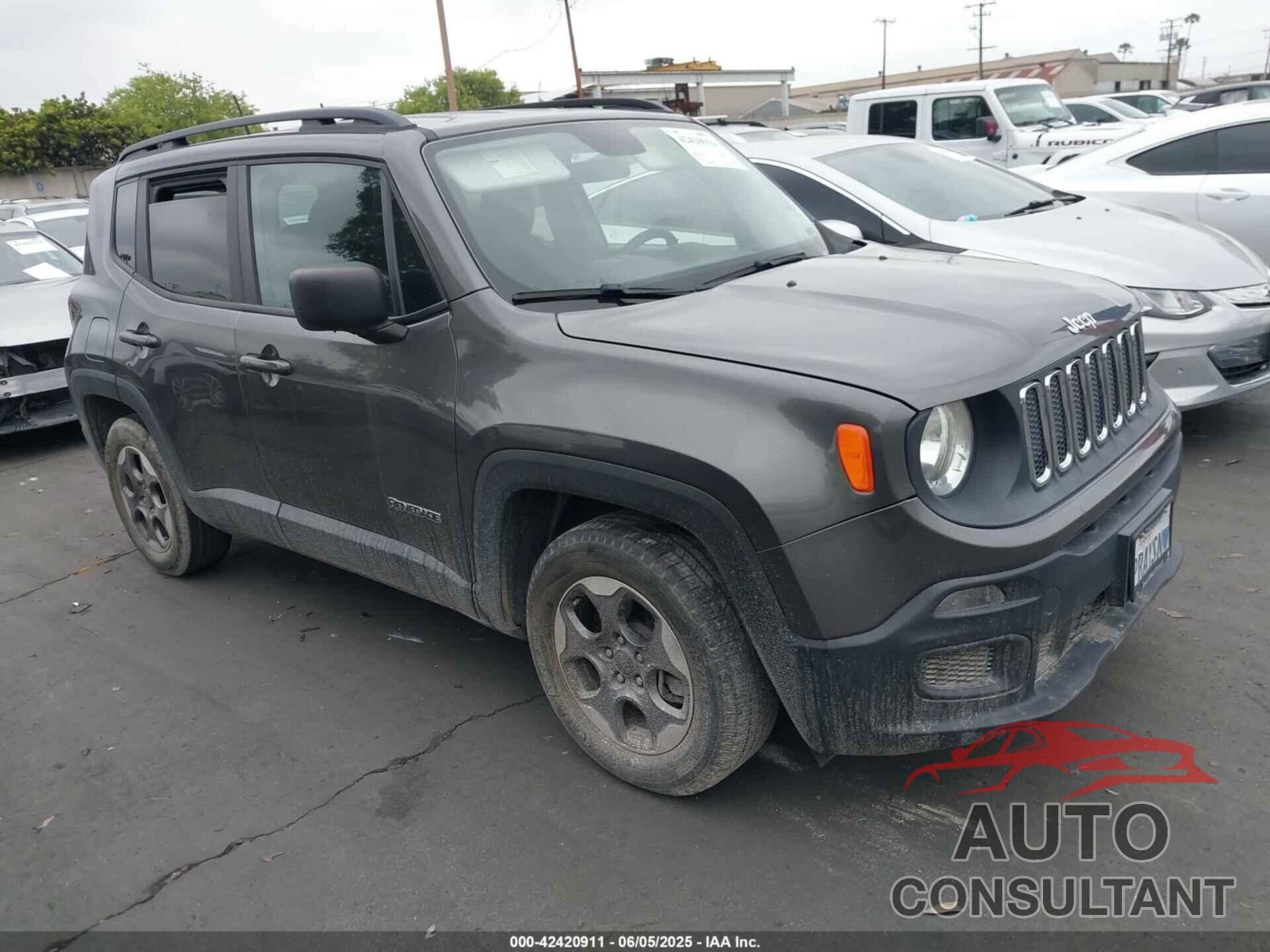JEEP RENEGADE 2017 - ZACCJAAB0HPE75735