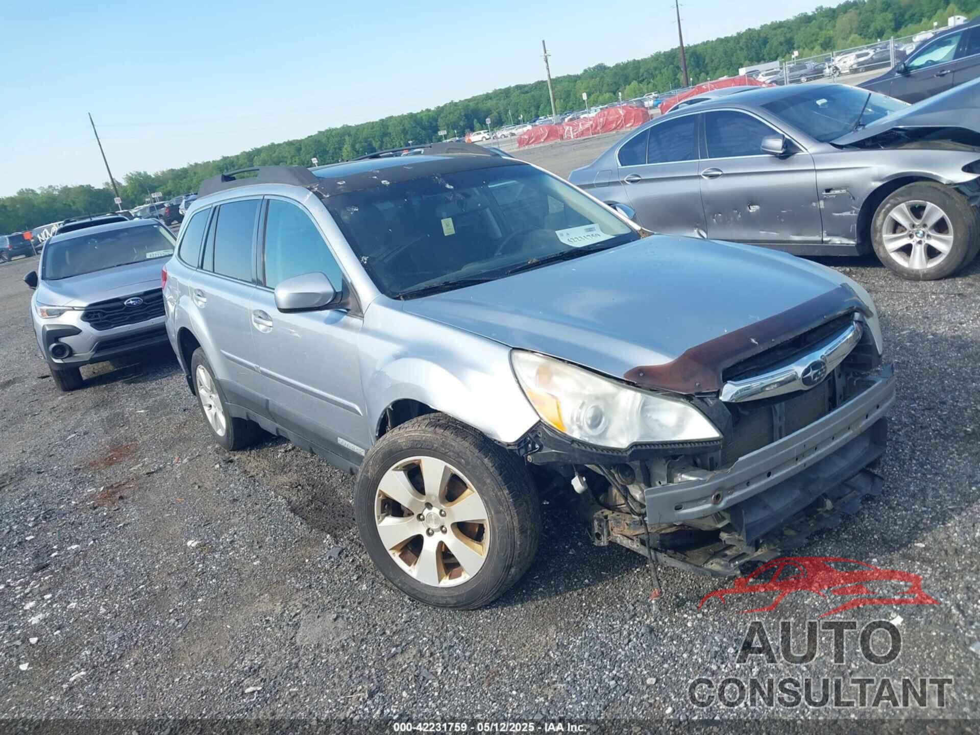 SUBARU OUTBACK 2012 - 4S4BRBGC3C3223948