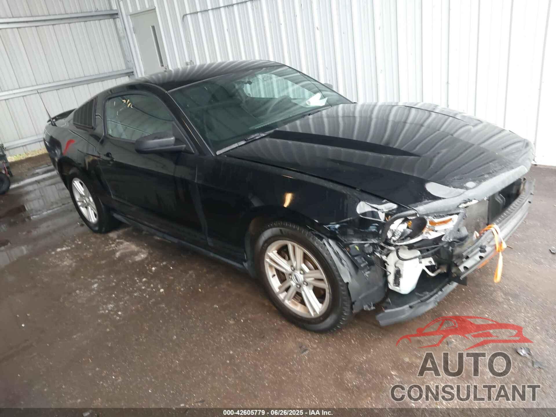 FORD MUSTANG 2012 - 1ZVBP8AM8C5258081