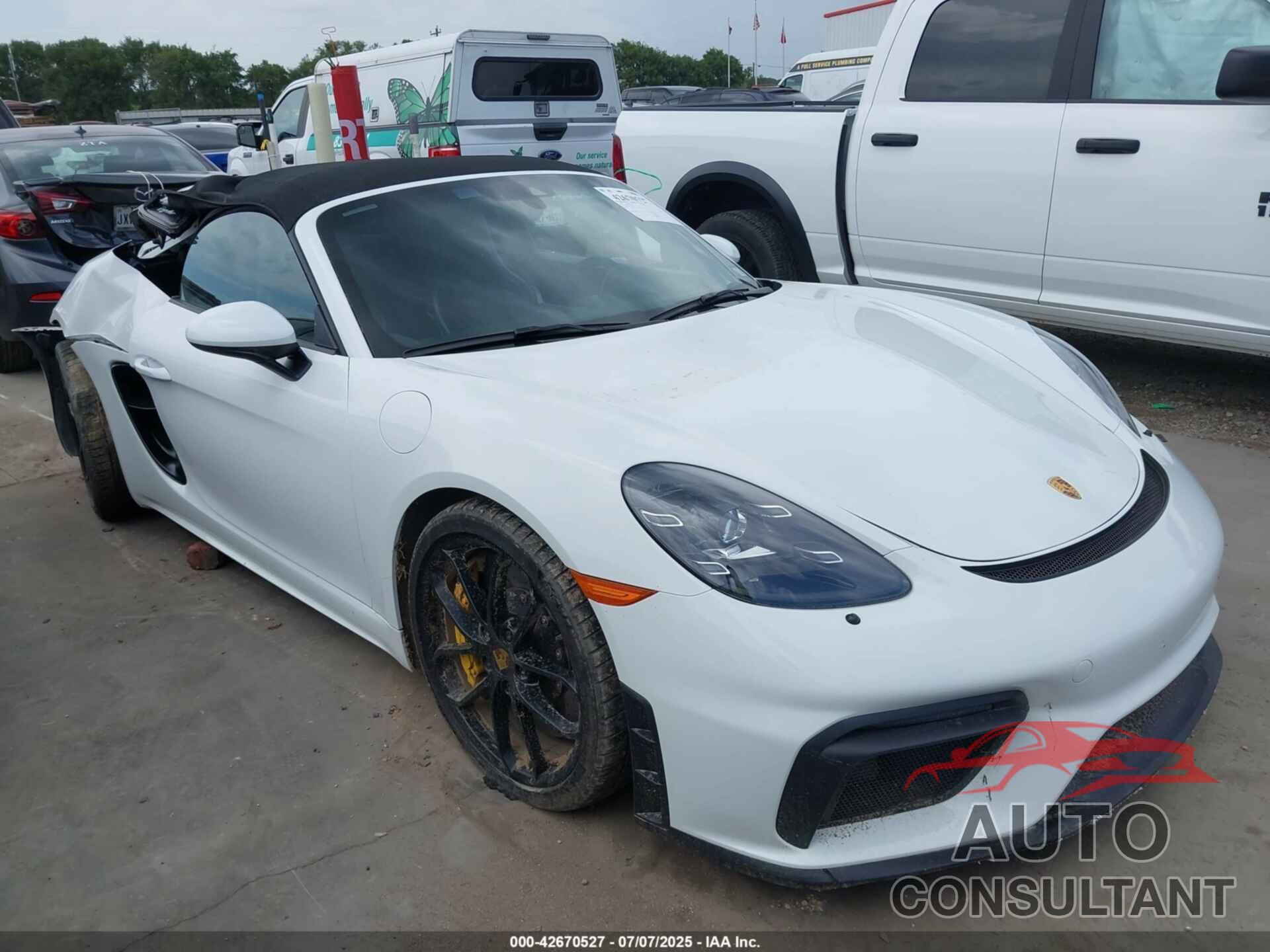PORSCHE 718 SPYDER 2021 - WP0CC2A89MS240128