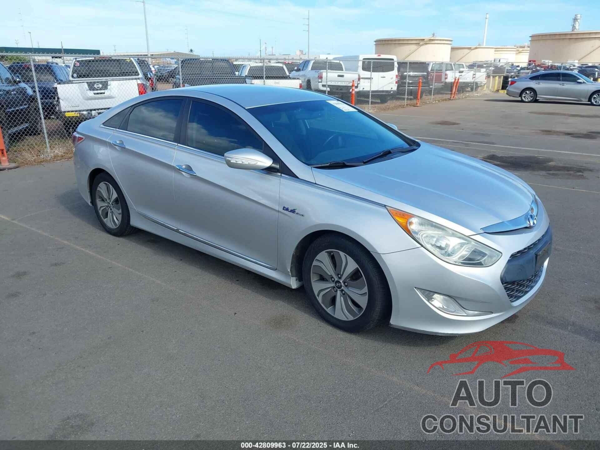 HYUNDAI SONATA HYBRID 2013 - KMHEC4A49DA087284