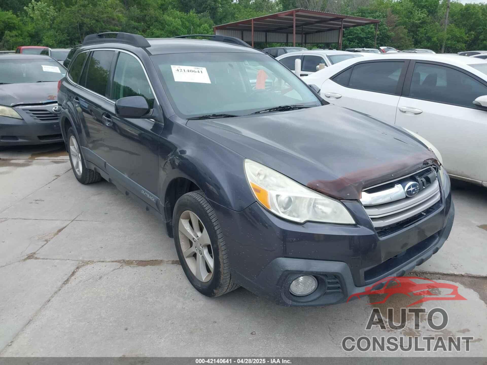 SUBARU OUTBACK 2013 - 4S4BRBCC5D3252455