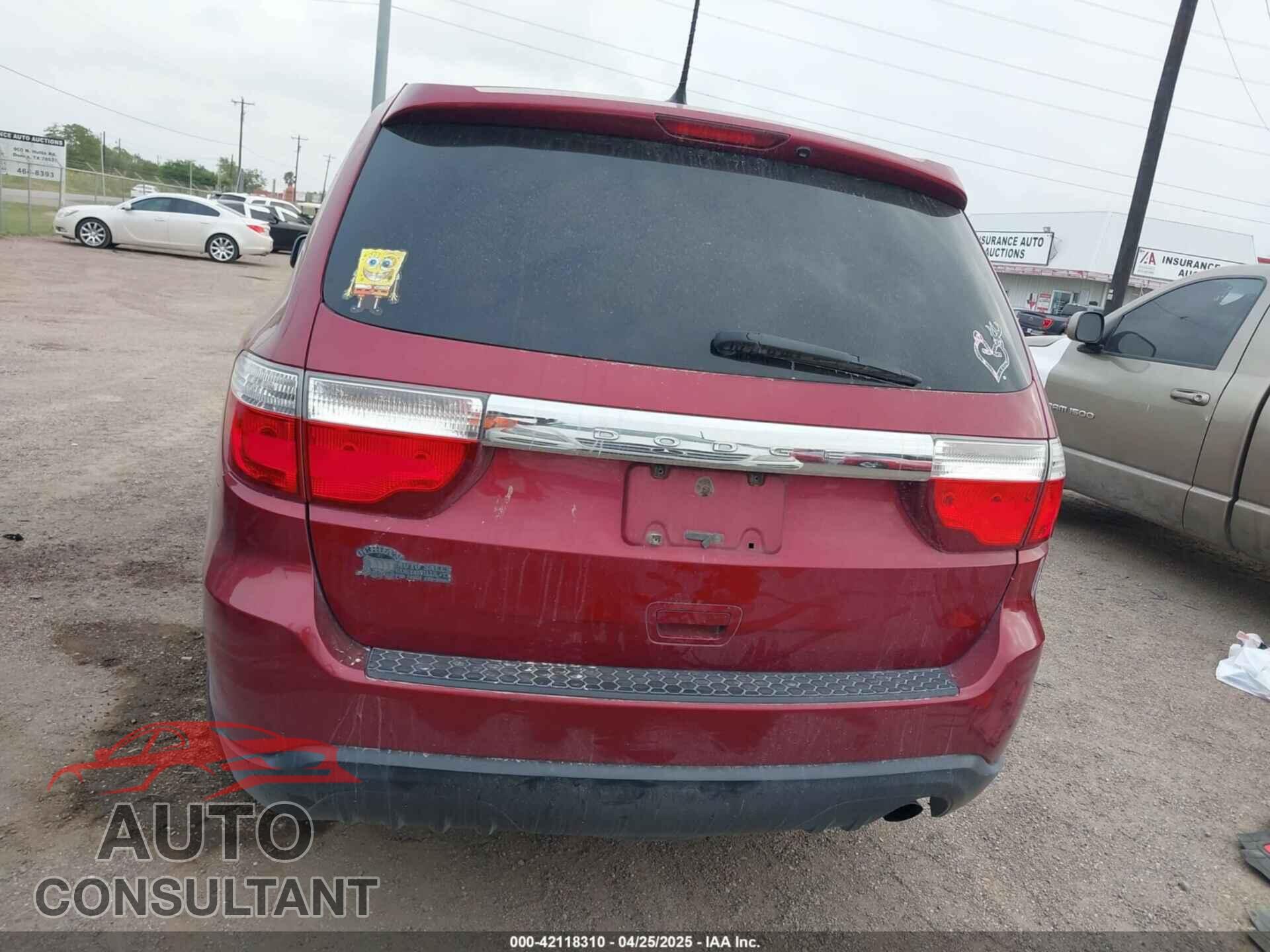 DODGE DURANGO 2013 - 1C4RDHAG6DC527342