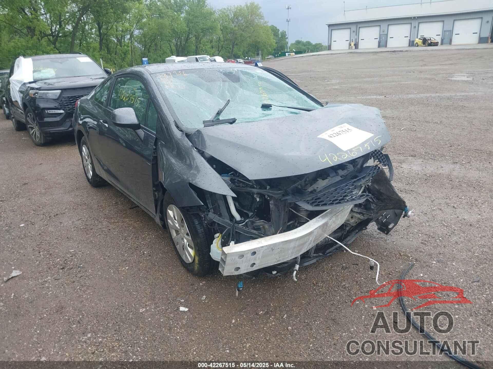 HONDA CIVIC 2012 - 2HGFG3B54CH504407