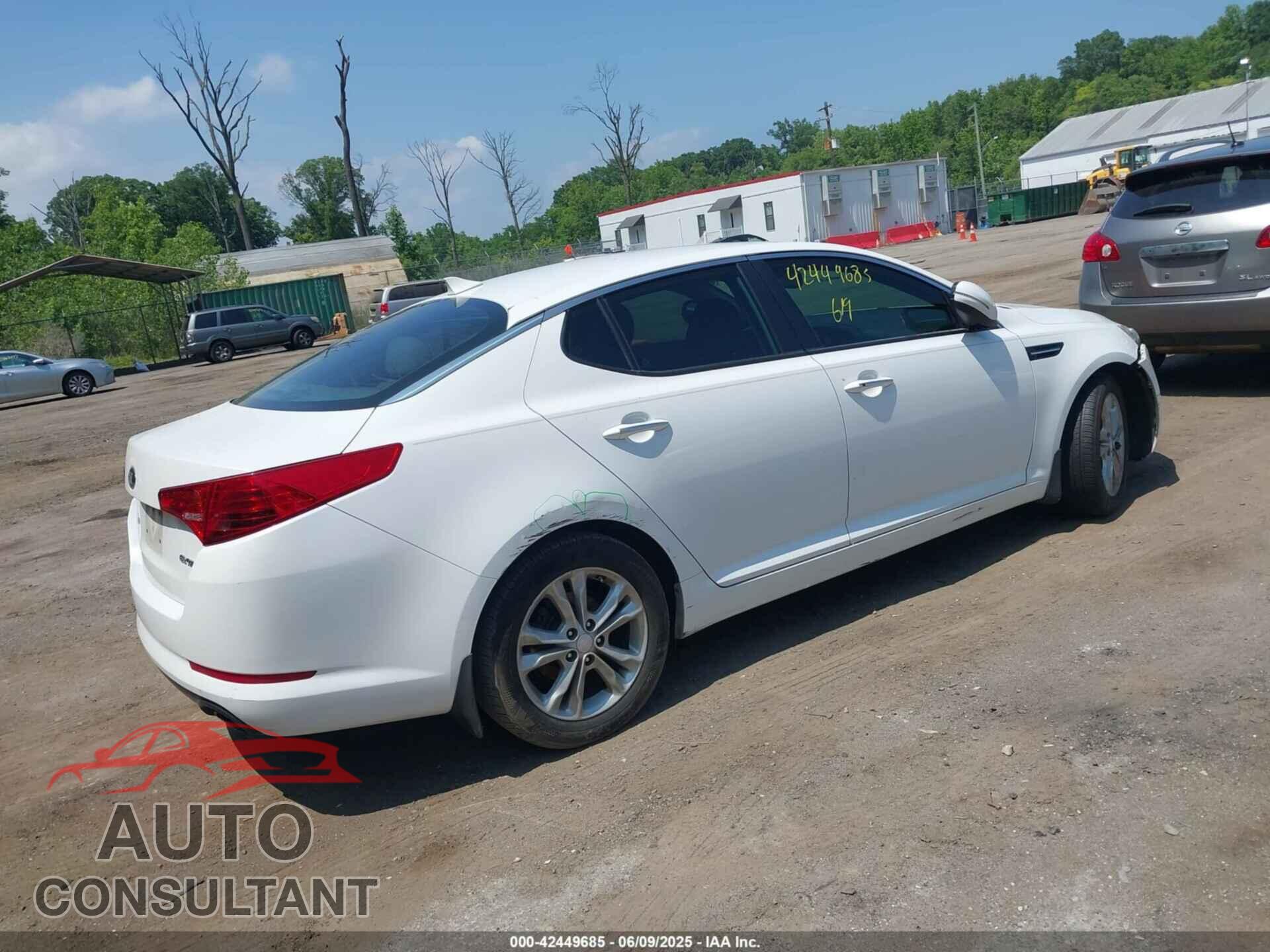 KIA OPTIMA 2013 - 5XXGN4A70DG091603