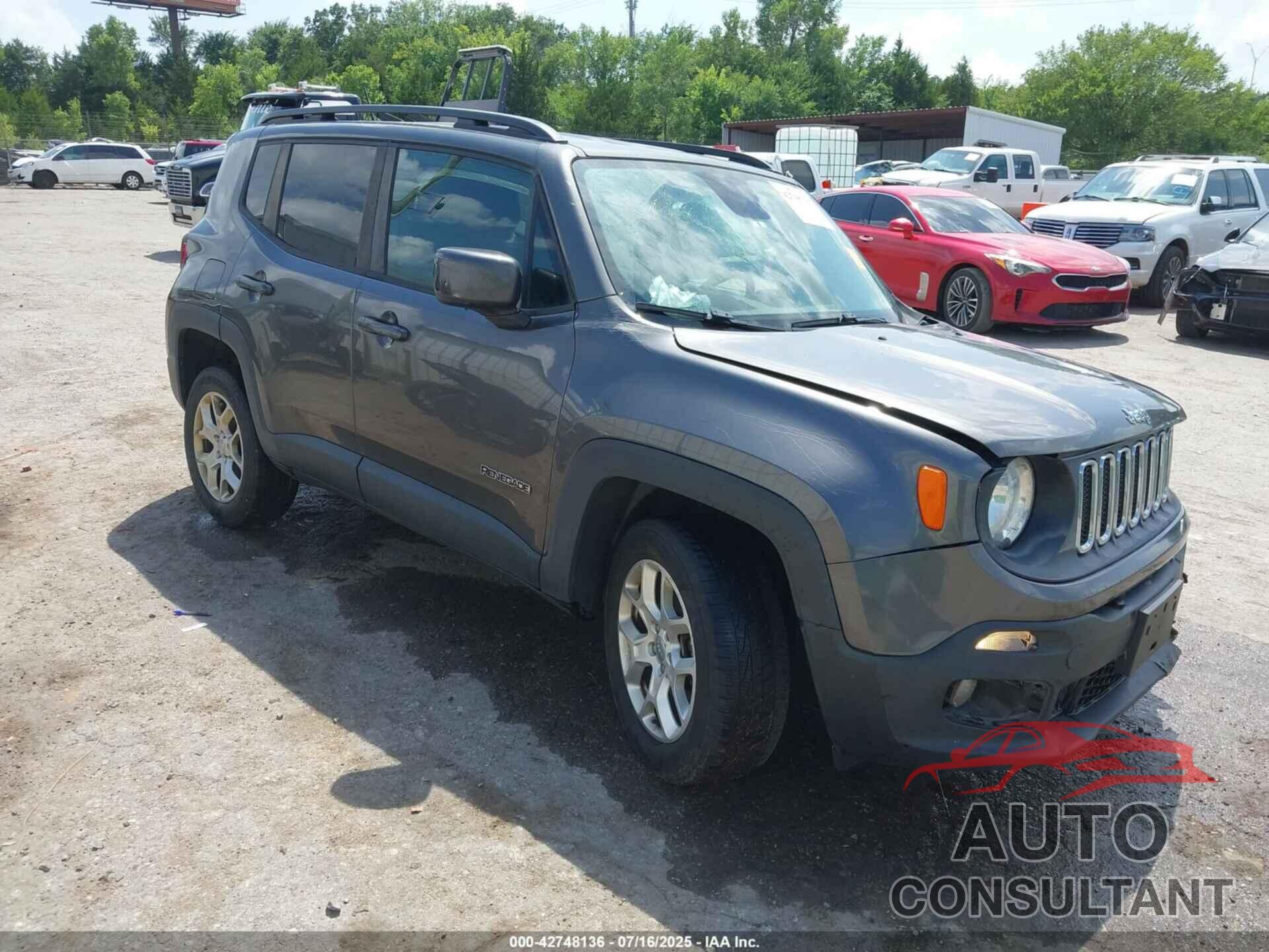 JEEP RENEGADE 2016 - ZACCJBBT9GPE10944
