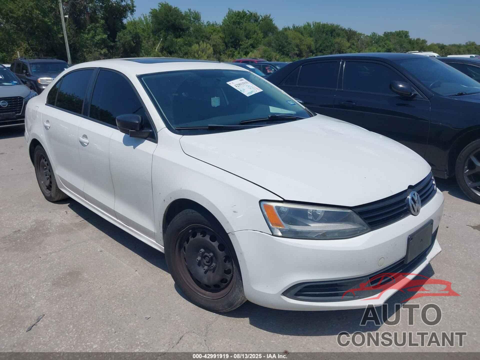 VOLKSWAGEN JETTA 2012 - 3VW2K7AJ4CM382454