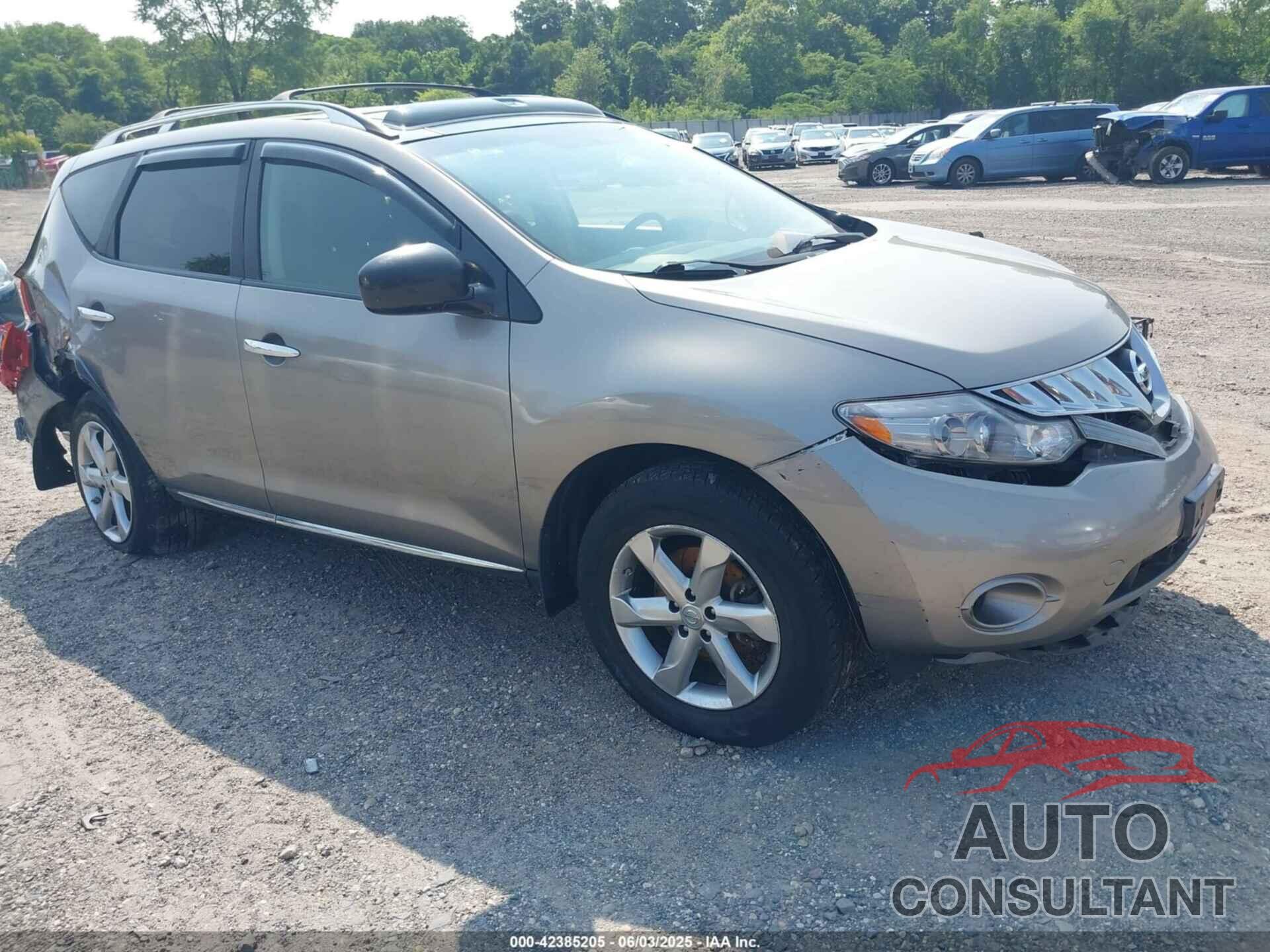 NISSAN MURANO 2009 - JN8AZ18W49W209183