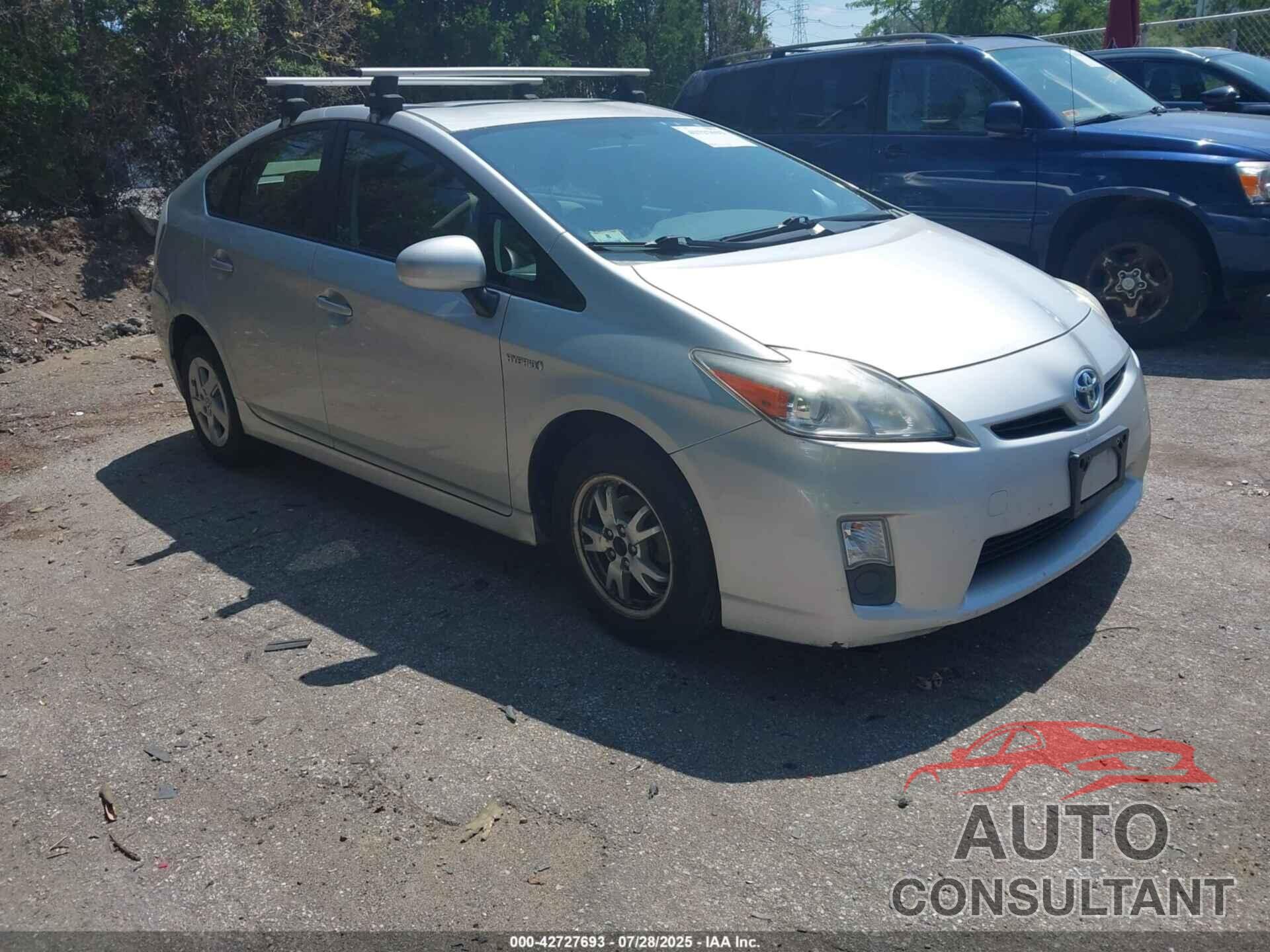 TOYOTA PRIUS 2010 - JTDKN3DU1A1251050