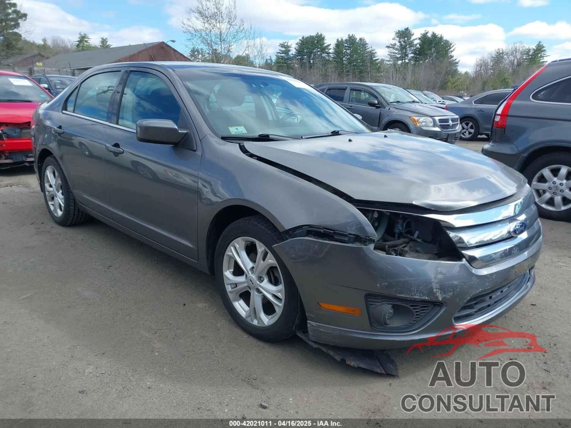 FORD FUSION 2012 - 3FAHP0HG5CR421982