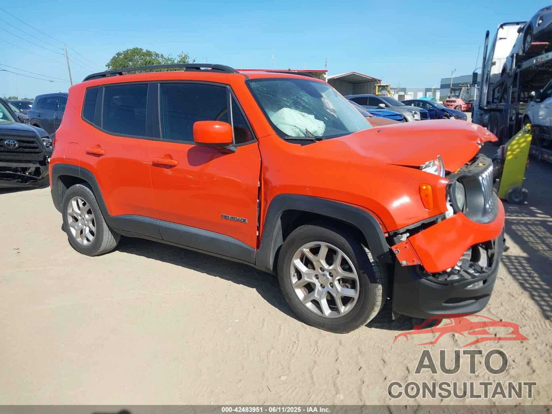 JEEP RENEGADE 2017 - ZACCJABB1HPG66322
