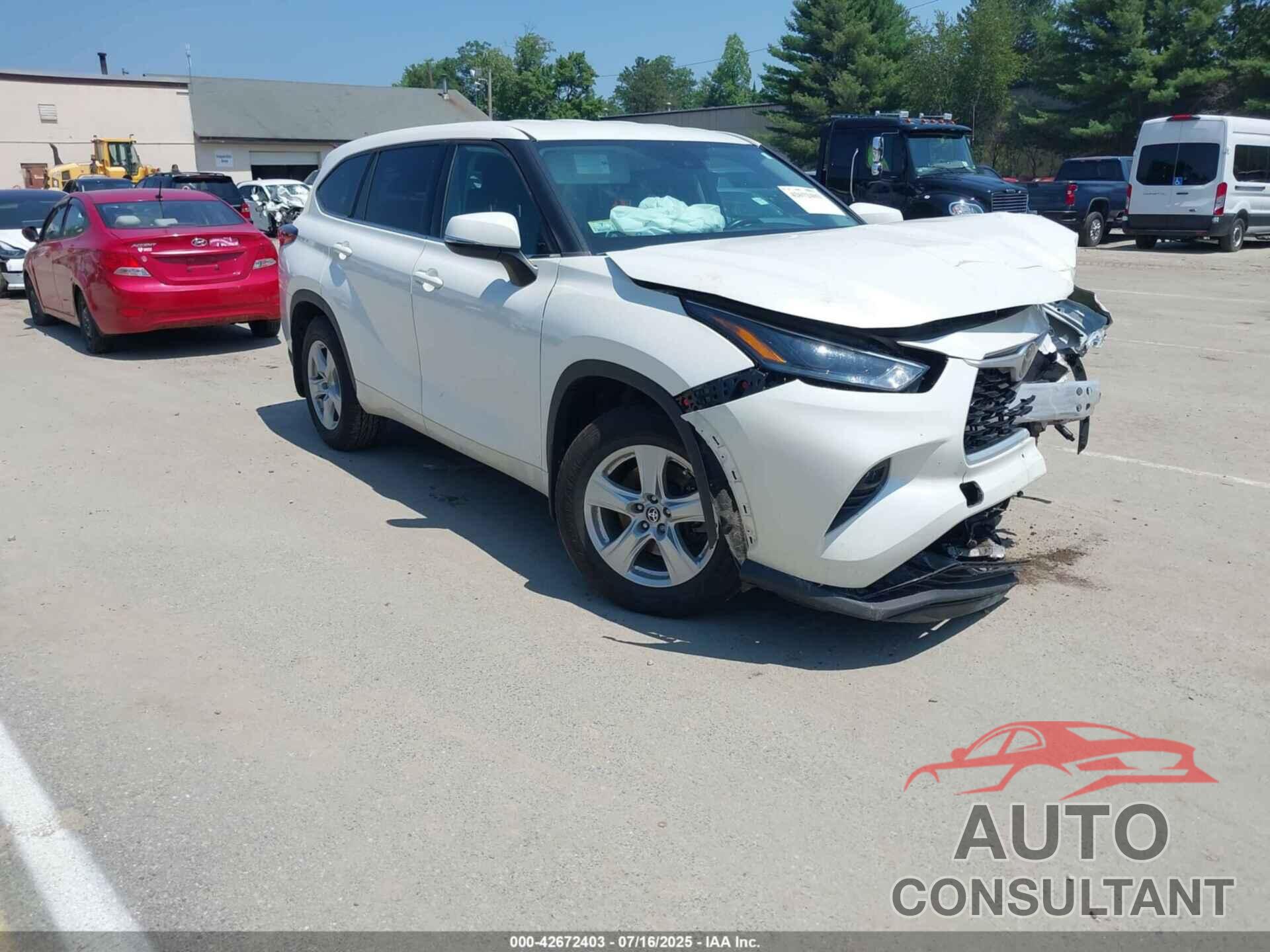TOYOTA HIGHLANDER 2021 - 5TDBZRBH7MS073004