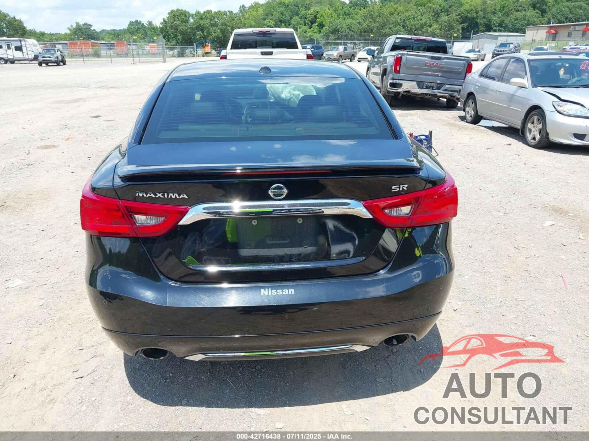 NISSAN MAXIMA 2017 - 1N4AA6APXHC416346