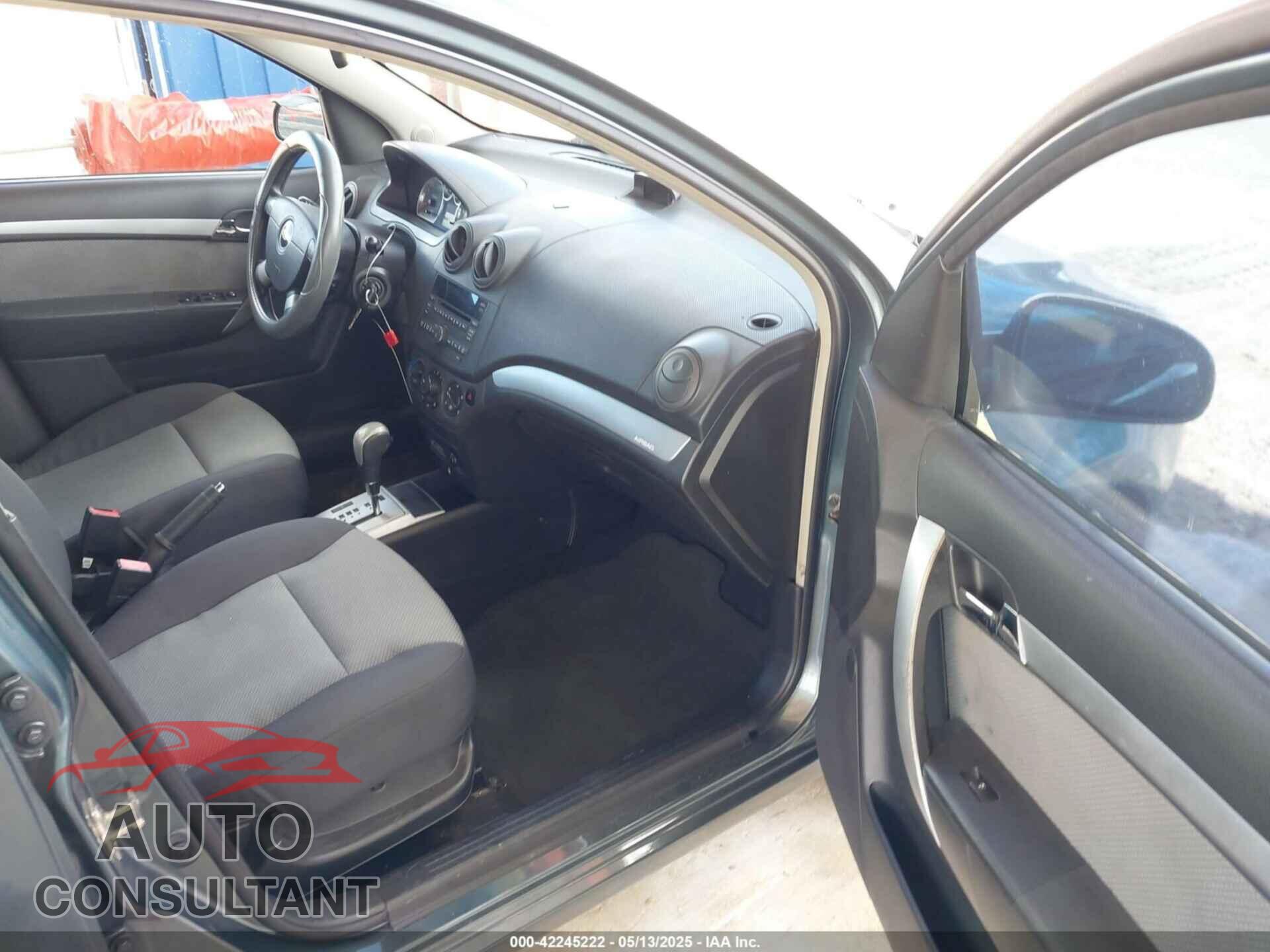 CHEVROLET AVEO 2010 - KL1TD6DE9AB101559