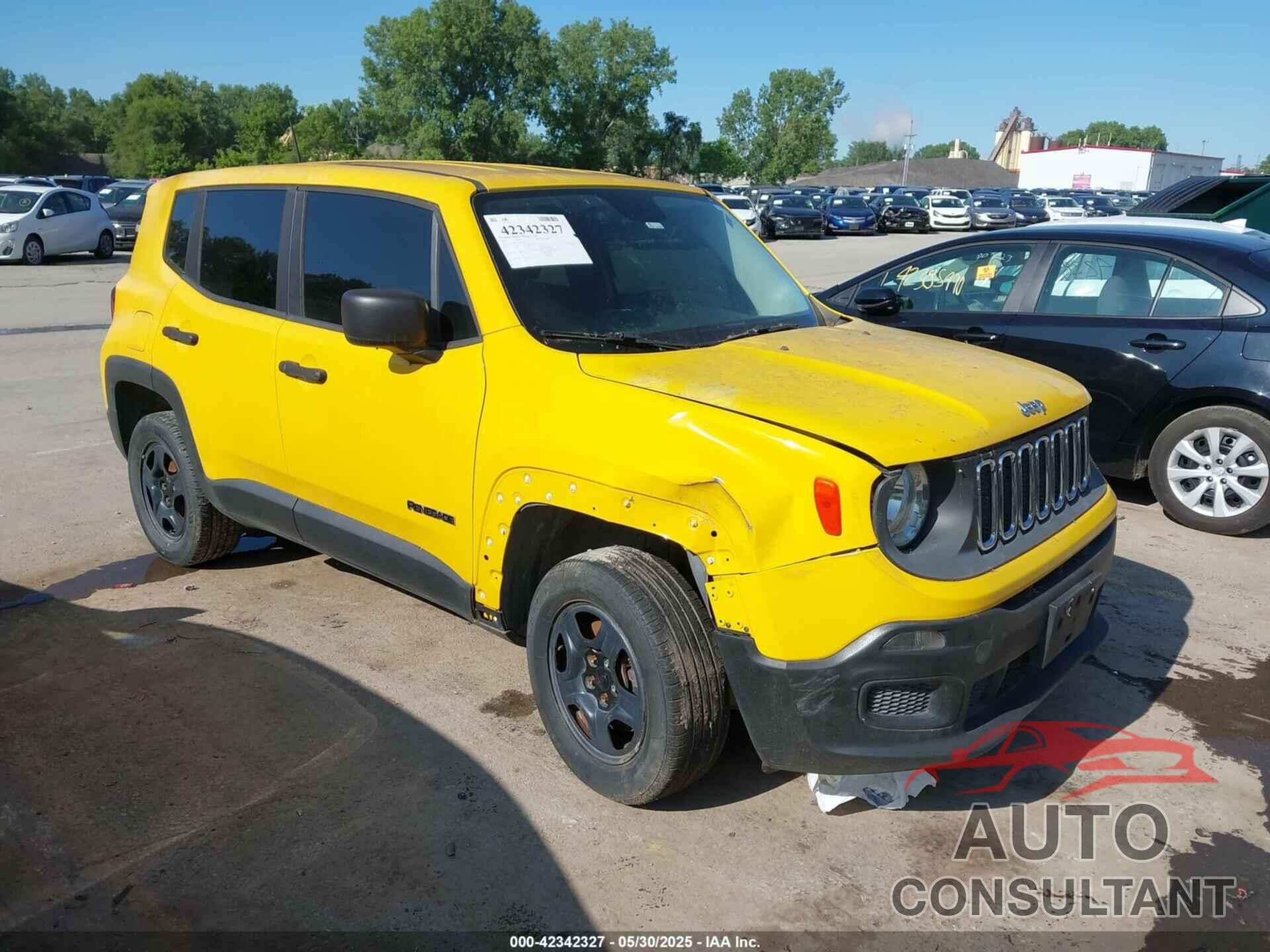 JEEP RENEGADE 2015 - ZACCJBAT9FPB33583