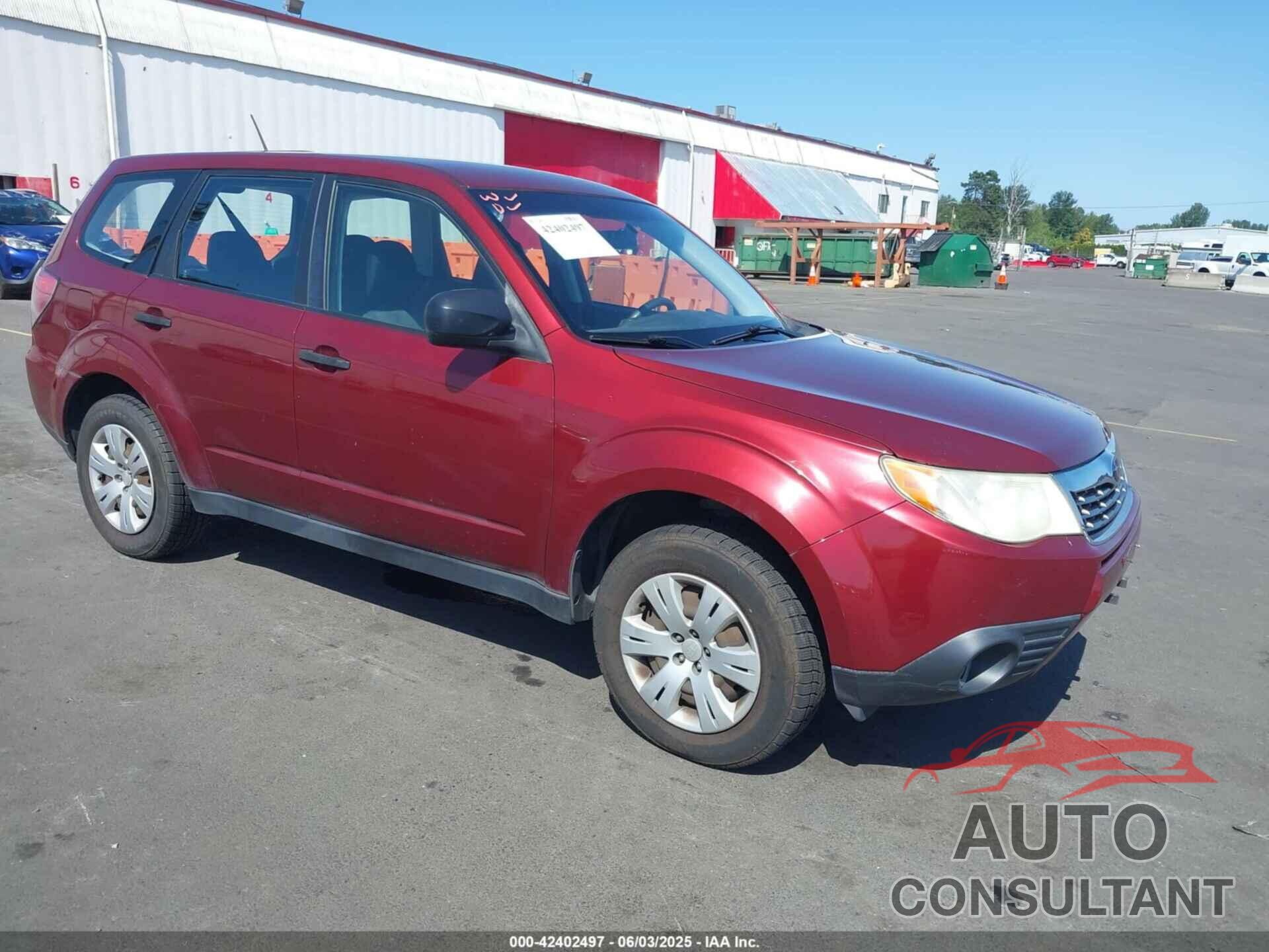 SUBARU FORESTER 2009 - JF2SH61659H782528