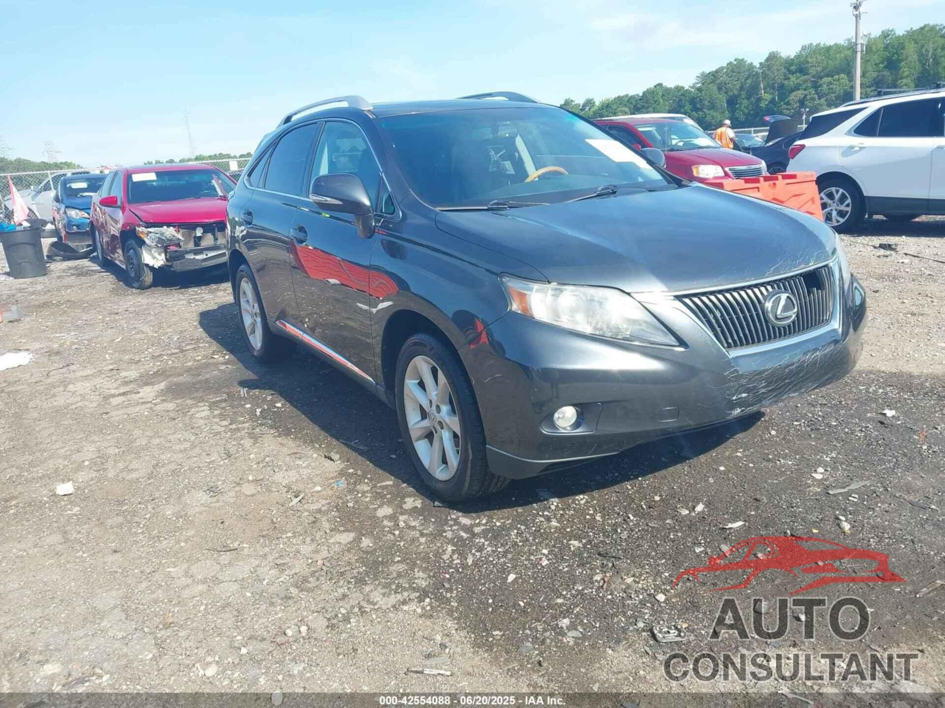 LEXUS RX 350 2010 - 2T2BK1BA5AC052497