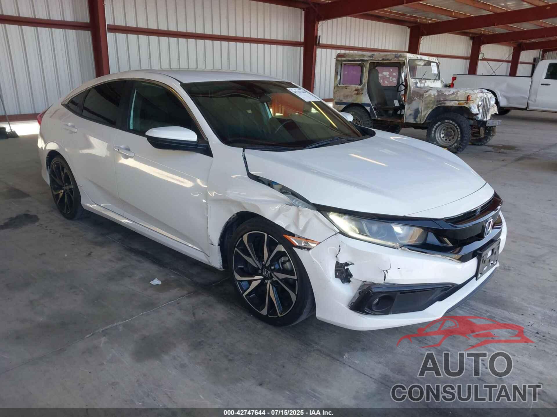 HONDA CIVIC 2019 - 2HGFC2F85KH531446