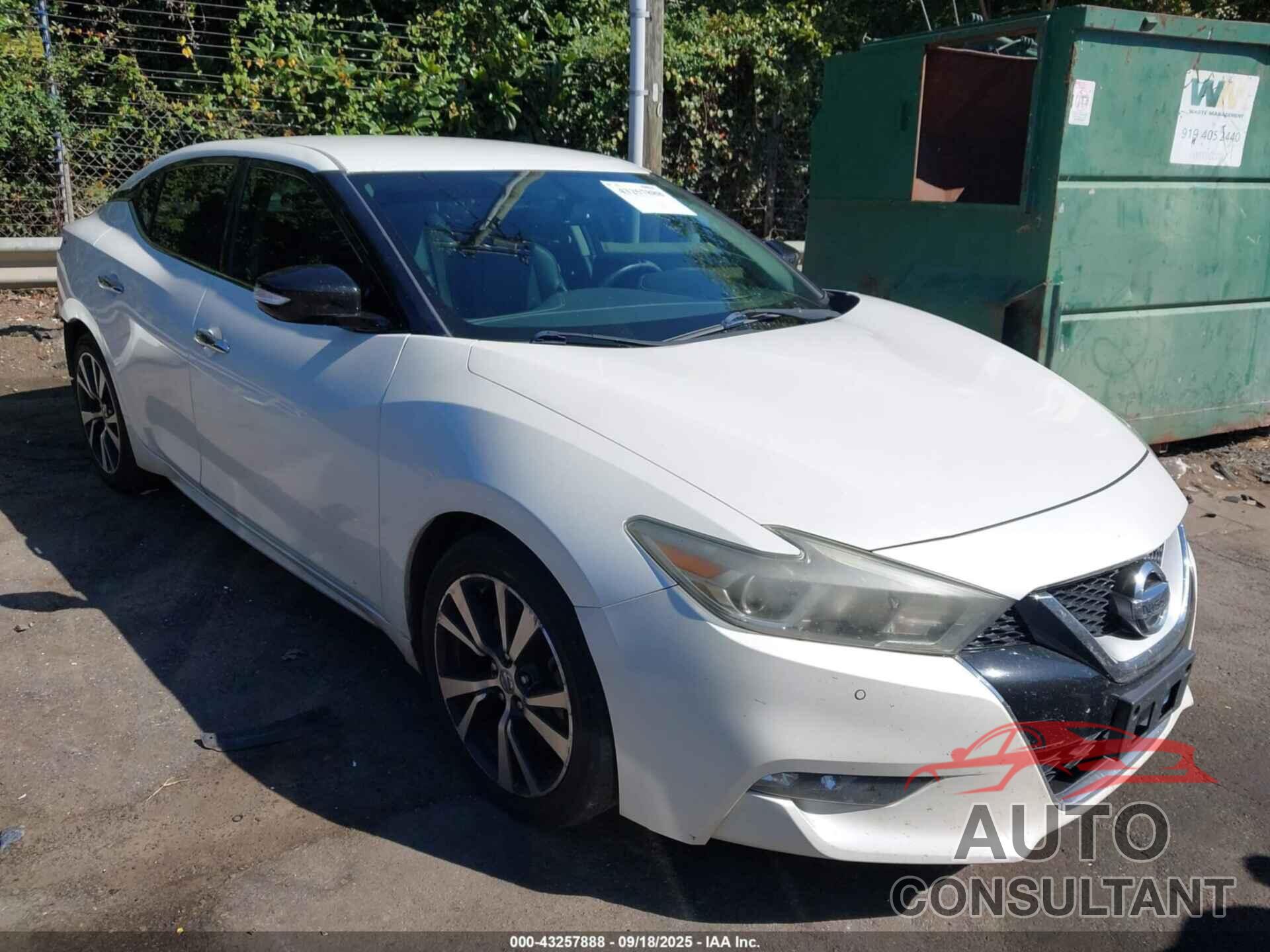 NISSAN MAXIMA 2016 - 1N4AA6AP6GC443090