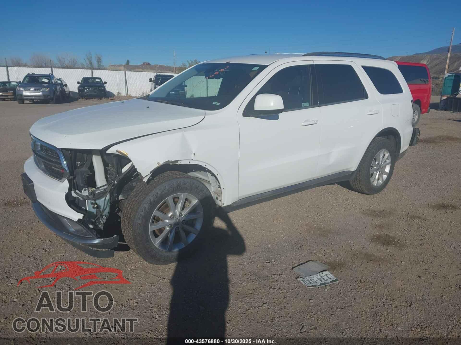 DODGE DURANGO 2014 - 1C4RDJAG9EC592260