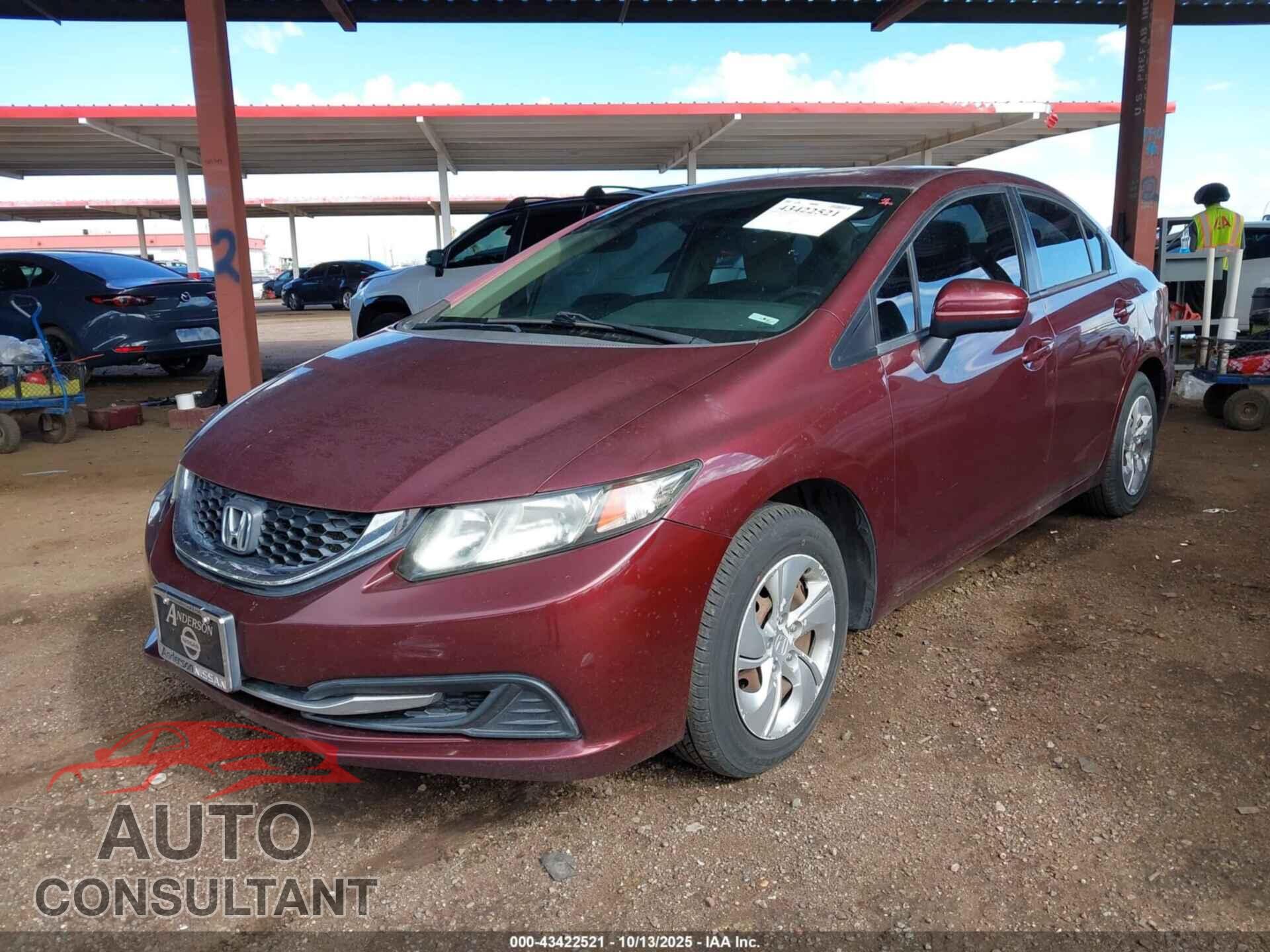 HONDA CIVIC 2015 - 19XFB2F52FE089329