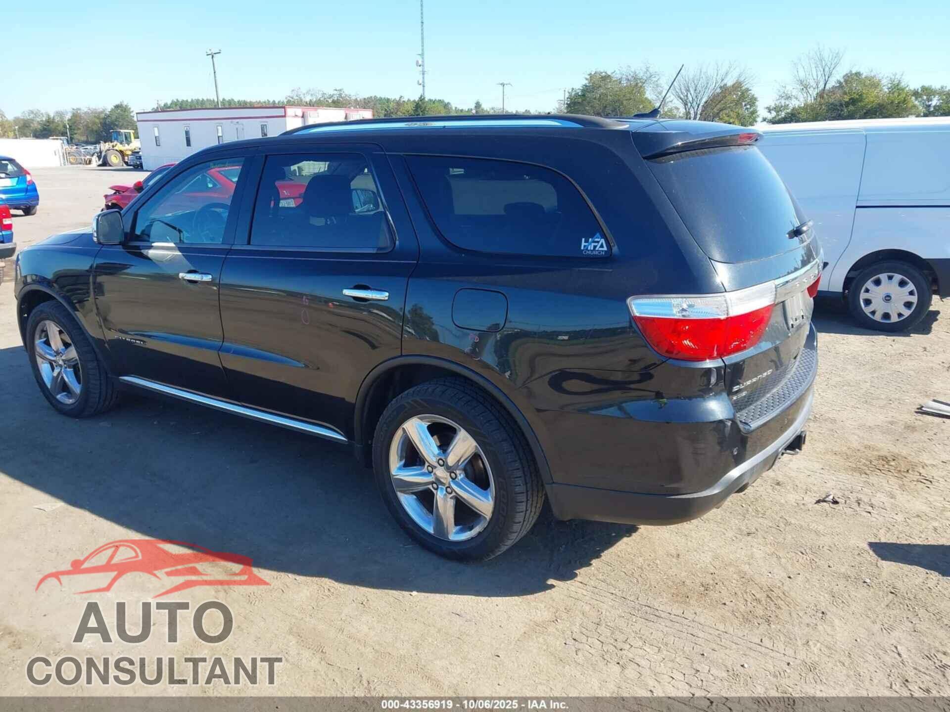 DODGE DURANGO 2012 - 1C4SDJET6CC286168