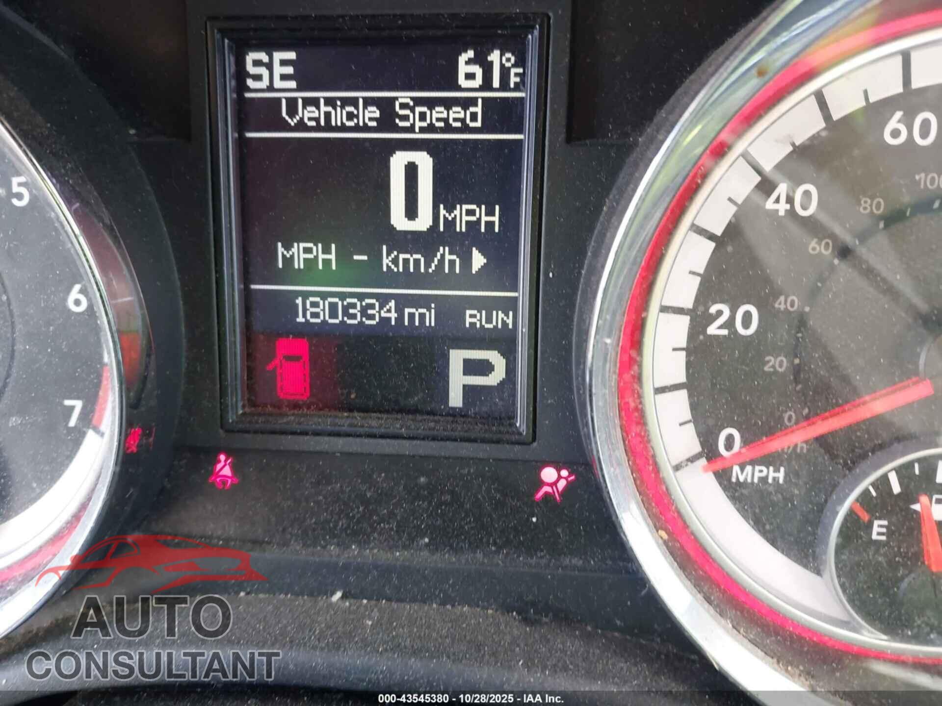 DODGE DURANGO 2013 - 1C4RDJAG3DC686083