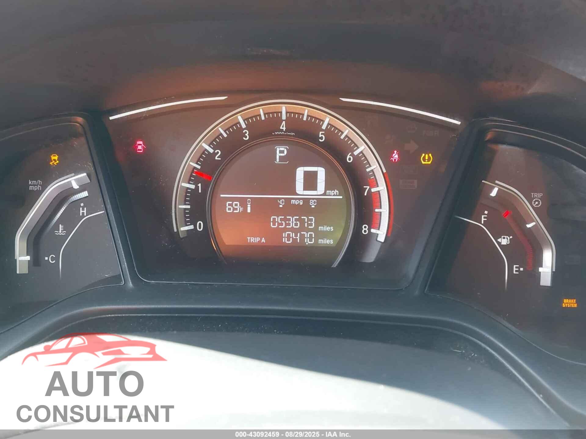 HONDA CIVIC 2017 - 19XFC2F56HE001981