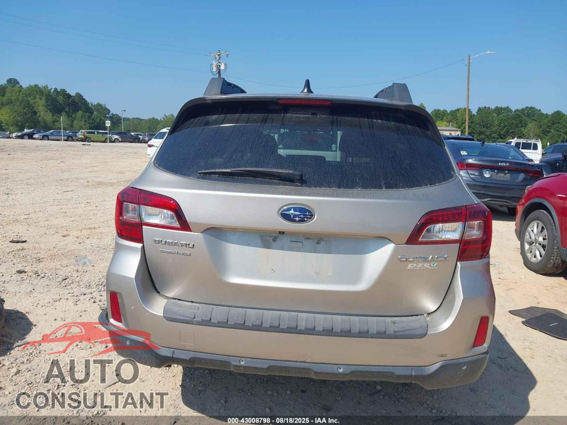 SUBARU OUTBACK 2017 - 4S4BSANC2H3339716