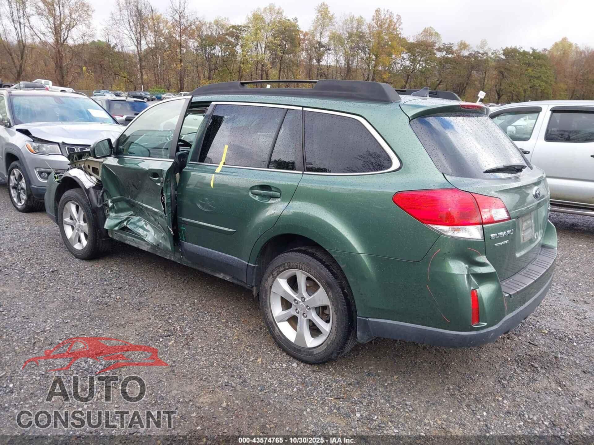 SUBARU OUTBACK 2014 - 4S4BRBLC2E3282496