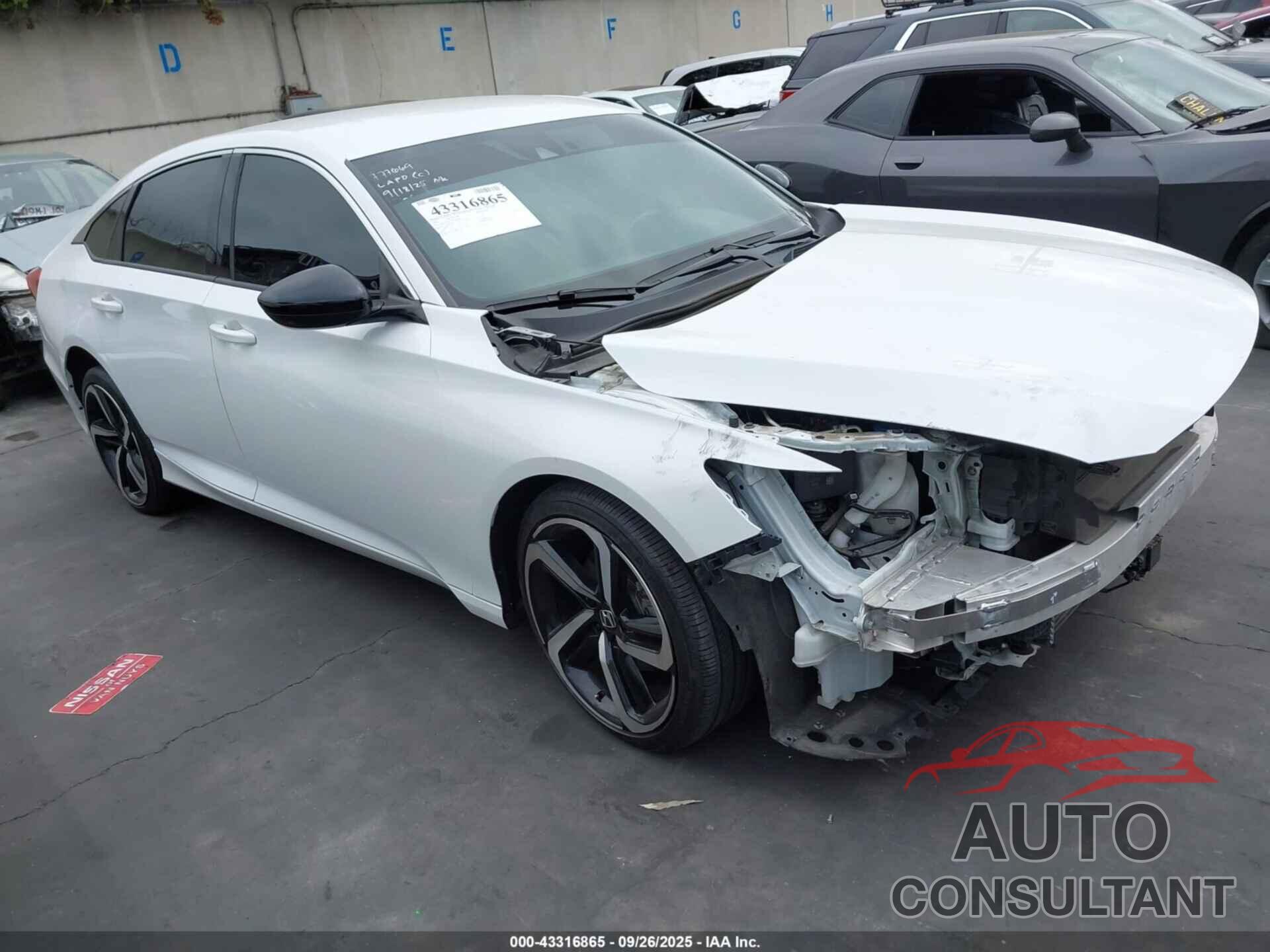 HONDA ACCORD 2022 - 1HGCV1F36NA004935