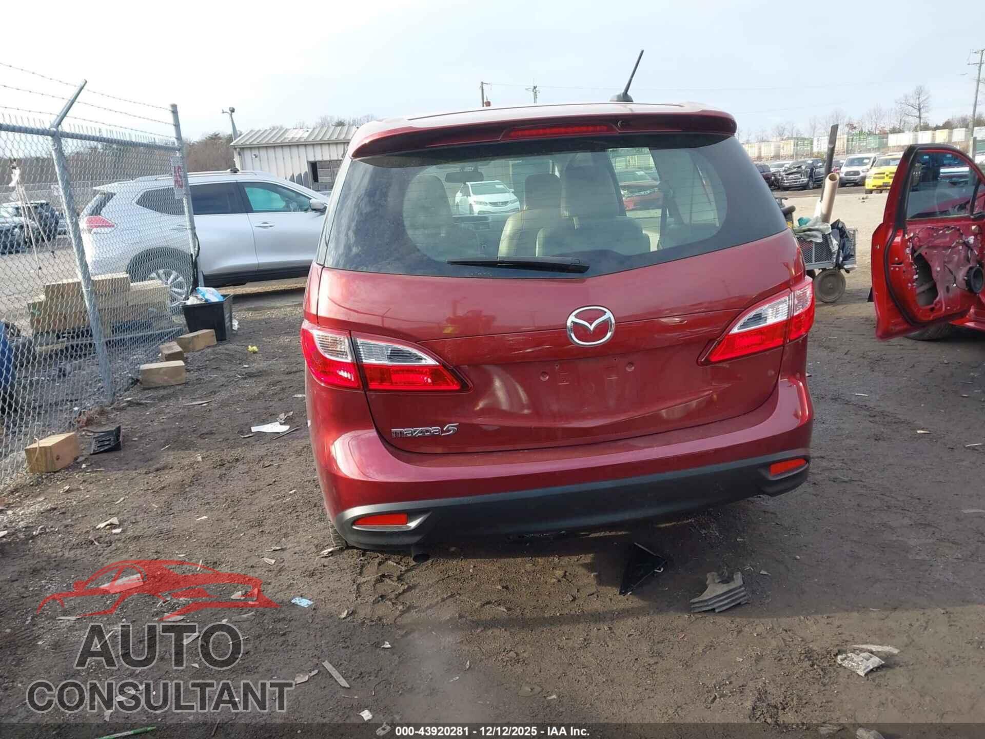 MAZDA MAZDA5 2012 - JM1CW2DL2C0143869