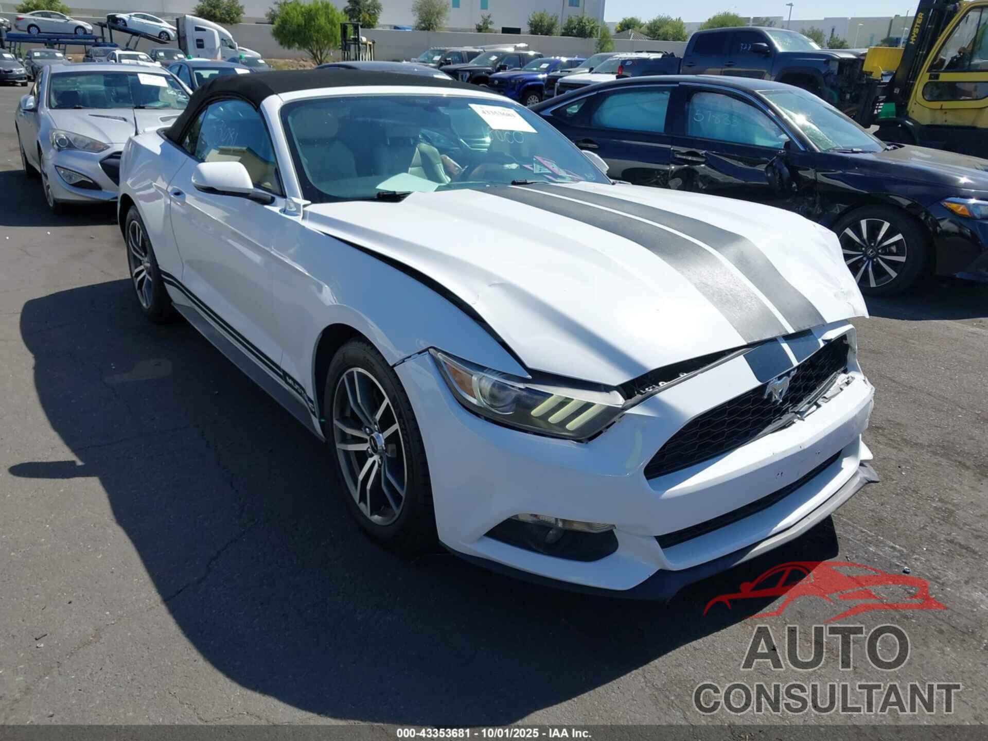 FORD MUSTANG 2017 - 1FATP8UH2H5287871
