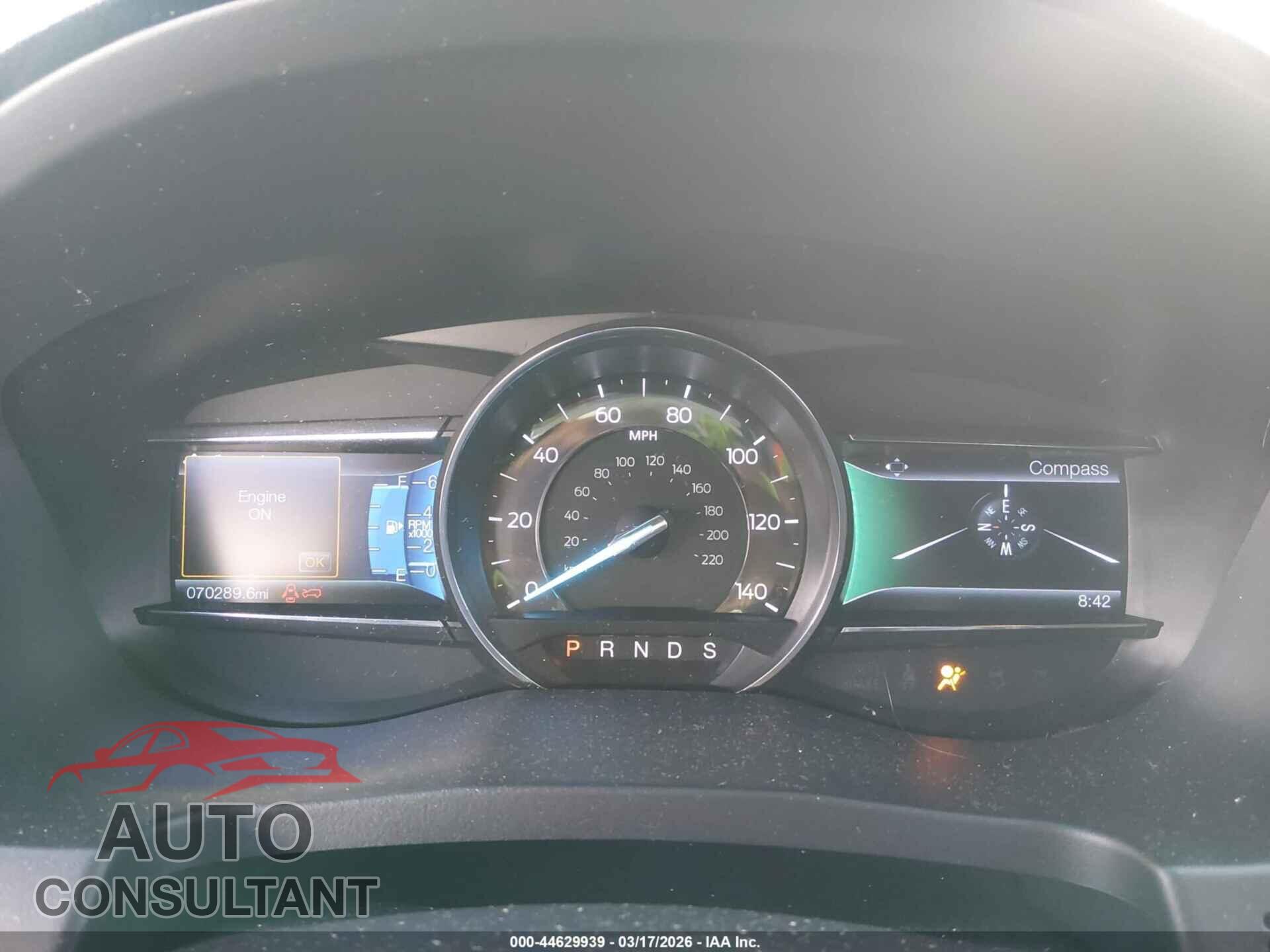 FORD EXPLORER 2017 - 1FM5K8D86HGA38636