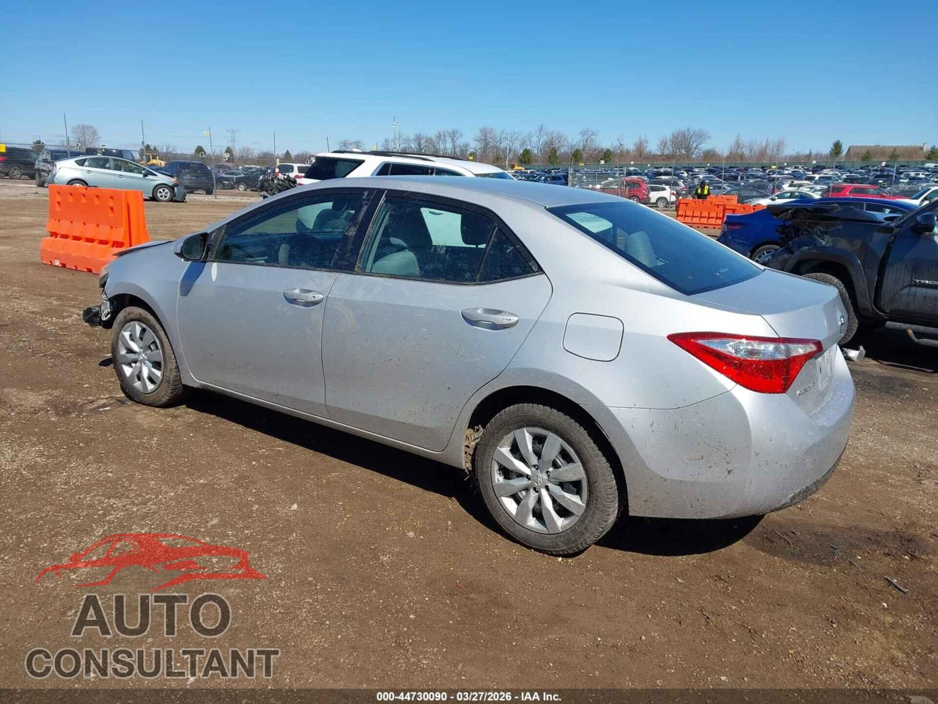 TOYOTA COROLLA 2016 - 5YFBURHE3GP445009