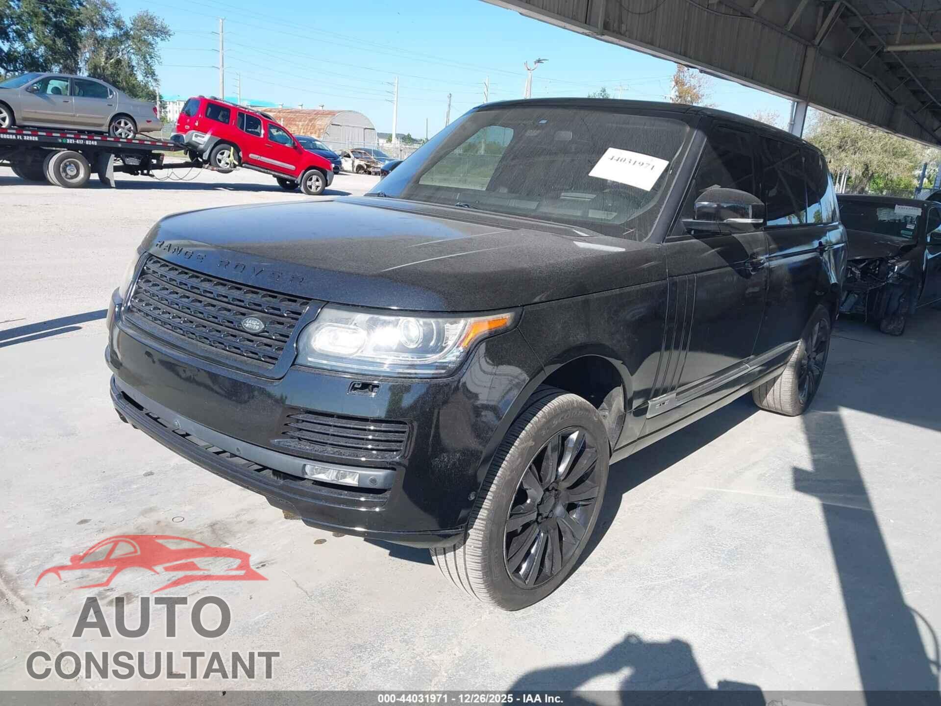LAND ROVER RANGE ROVER 2016 - SALGS3EF4GA250247