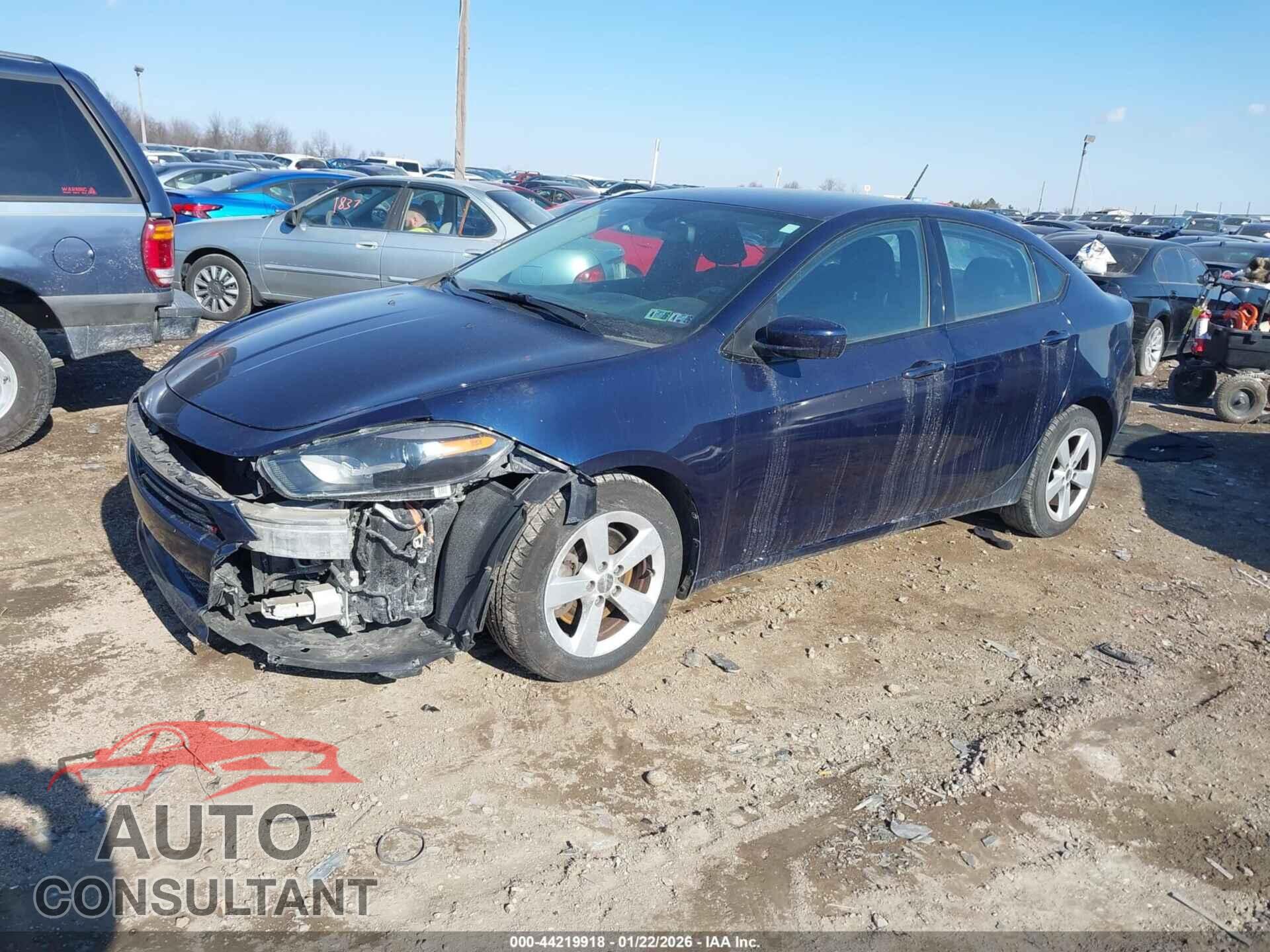 DODGE DART 2015 - 1C3CDFBB3FD151262