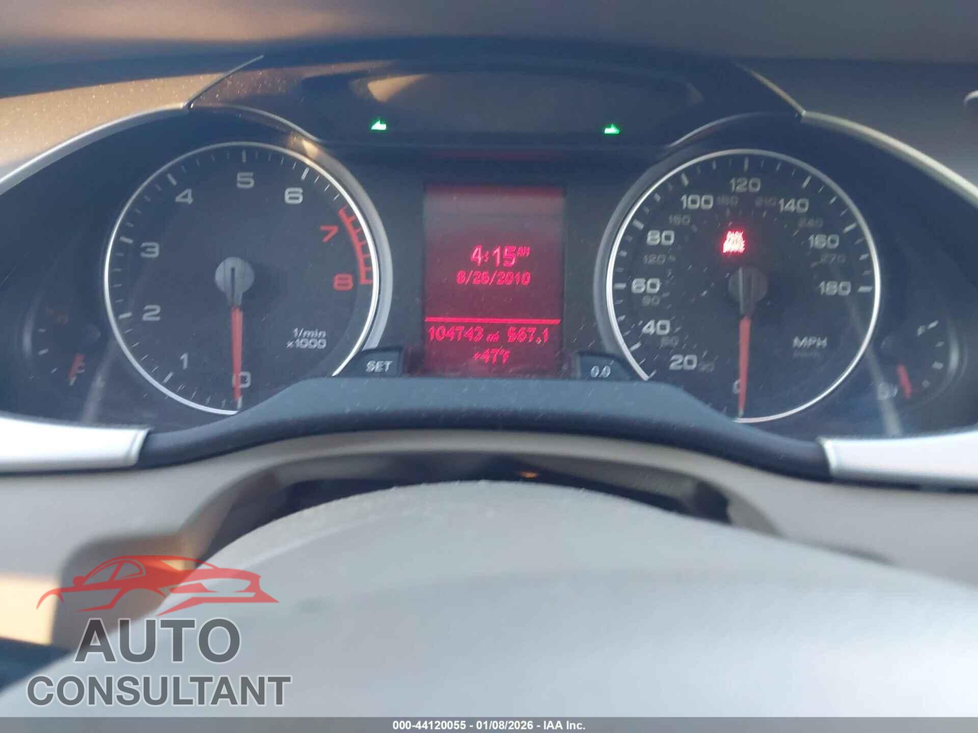 AUDI A4 2010 - WAUDFBFL3AN058909