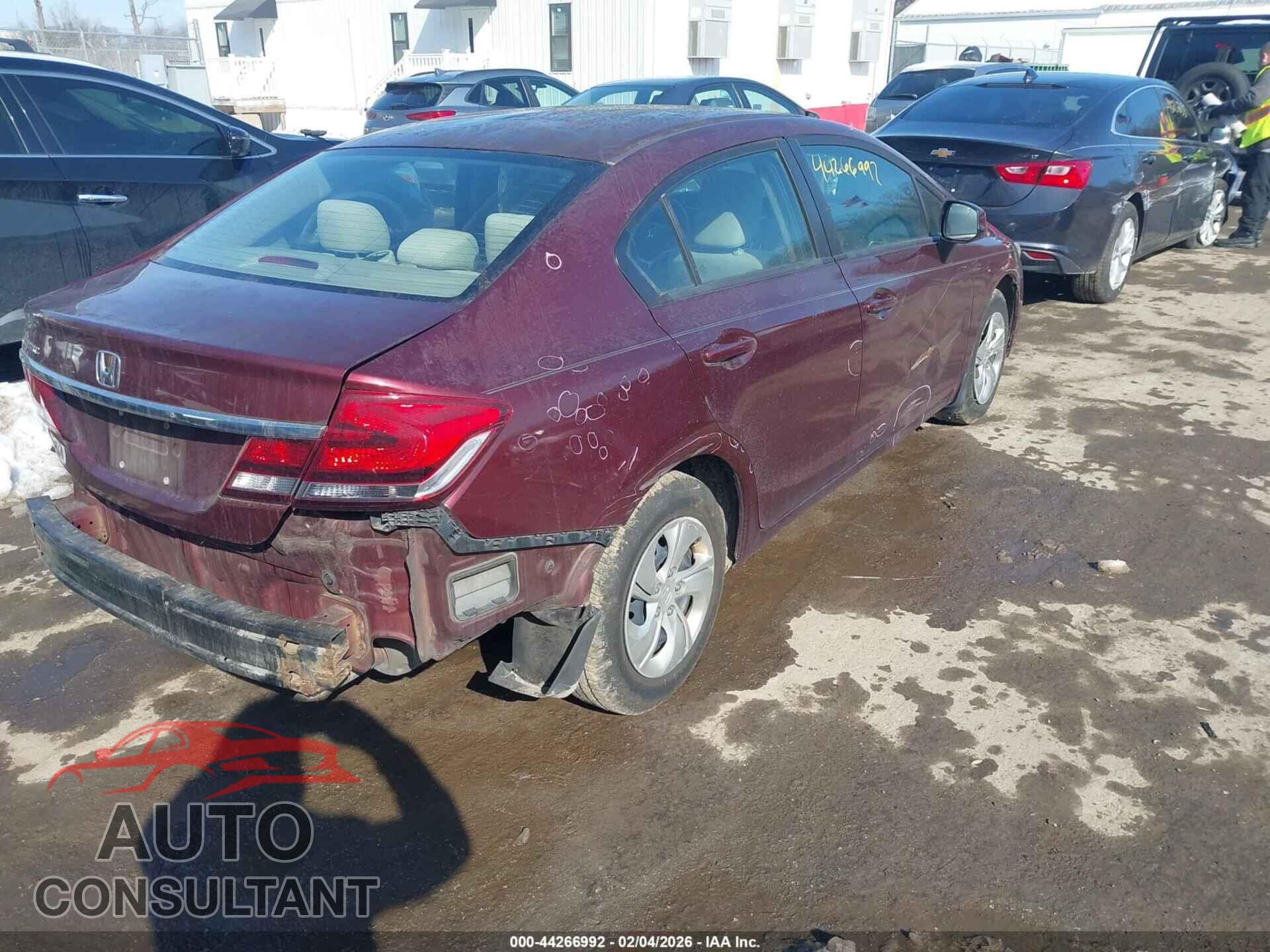 HONDA CIVIC 2013 - 2HGFB2F52DH600024