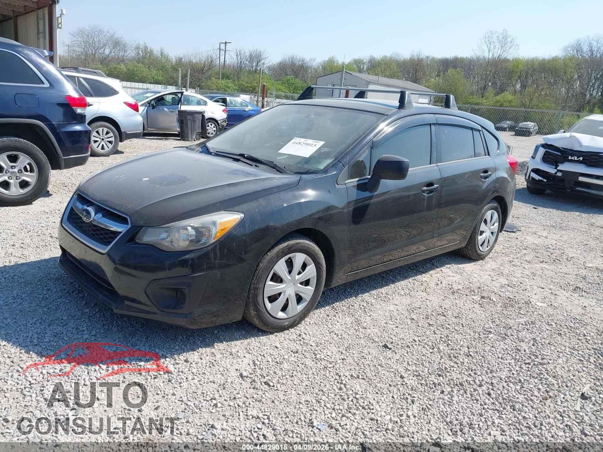 SUBARU IMPREZA 2012 - JF1GPAA69CH213544